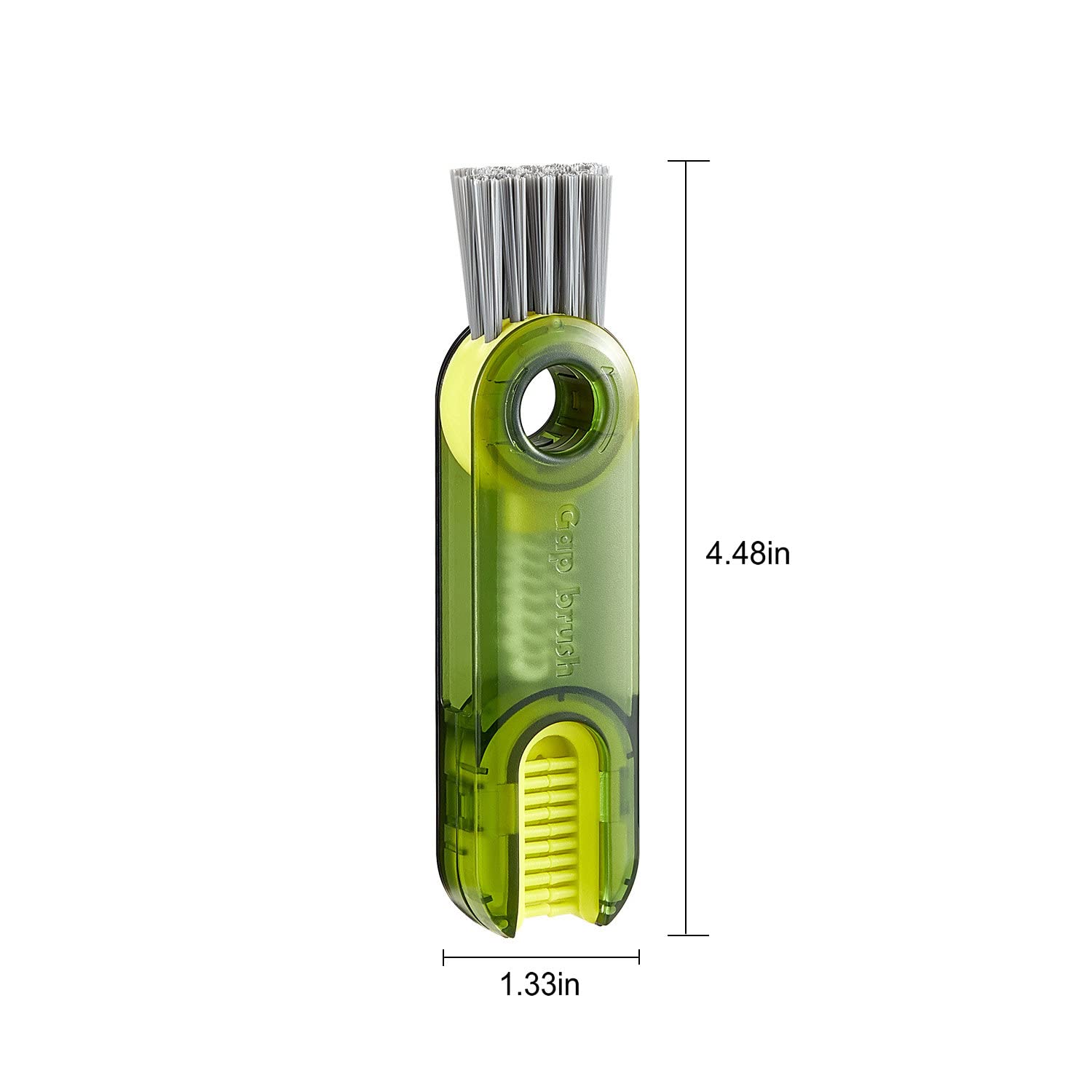 3 In 1 Multifunctional Cleaning Brush Tiny Bottle Cup Lid Brush Straw Cleaner Tools Multi-Functional Crevice Cleaning Brush Home