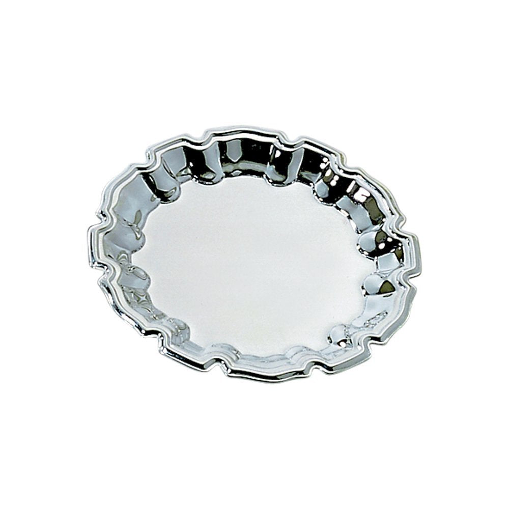 Chippendale Stainless Steel Tray Size: 5'' W X 5'' D