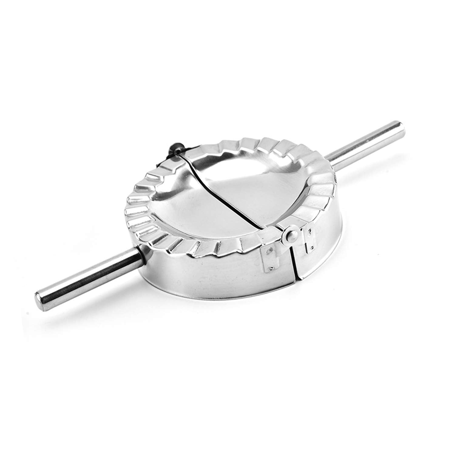 Mggi Large Size 3.7'' Stainless Steel Ravioli Mold Pierogi Dumpling Maker,Goya Empanada Press Mold,Ravioli Mould Crimper,Wraper