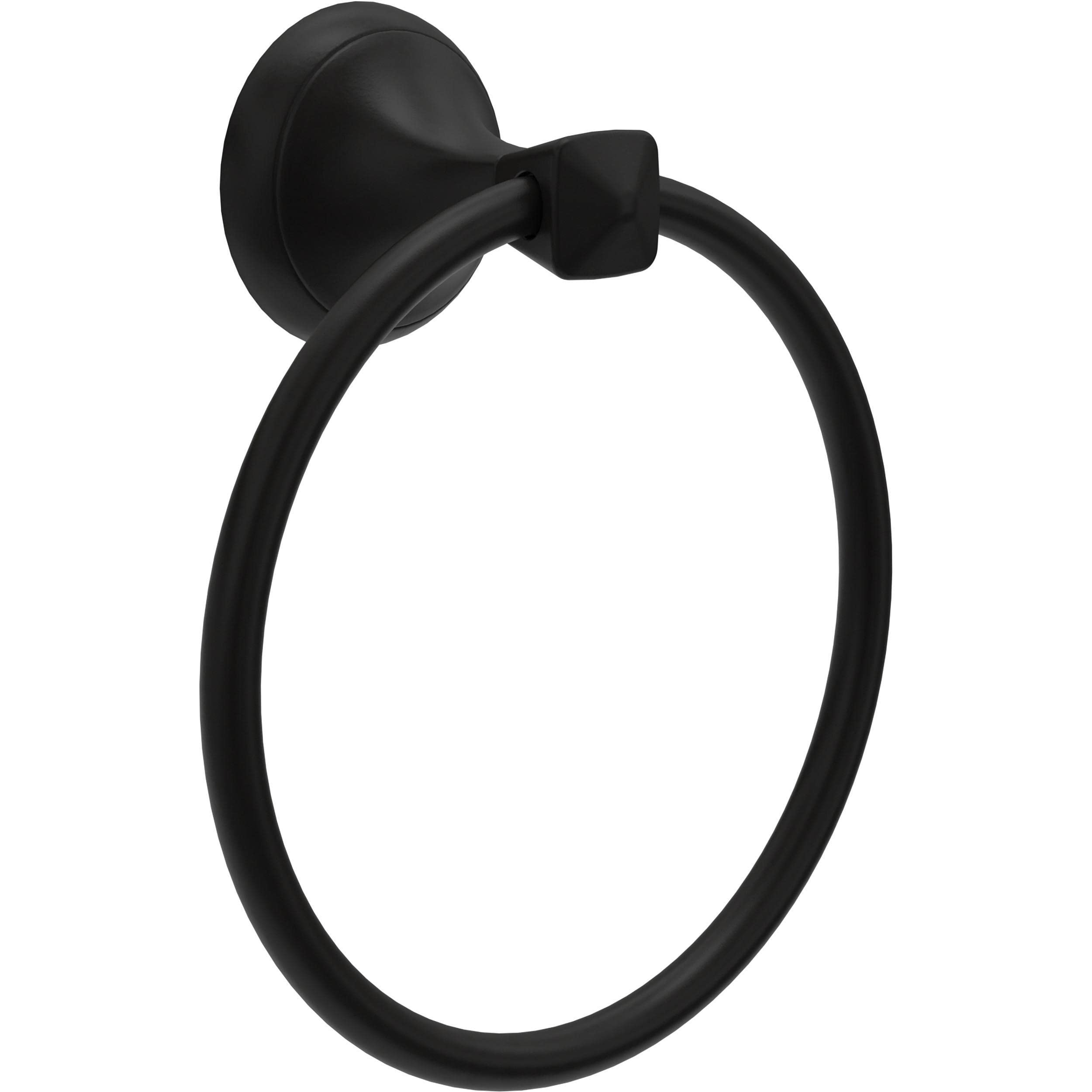 Delta ESA46-MB Esato Towel Ring in Matte Black