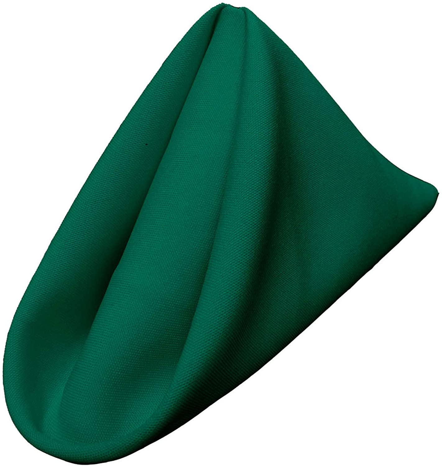 LA Linen Pack-10 Polyester Poplin Napkin 18 by 18-Inch  Teal