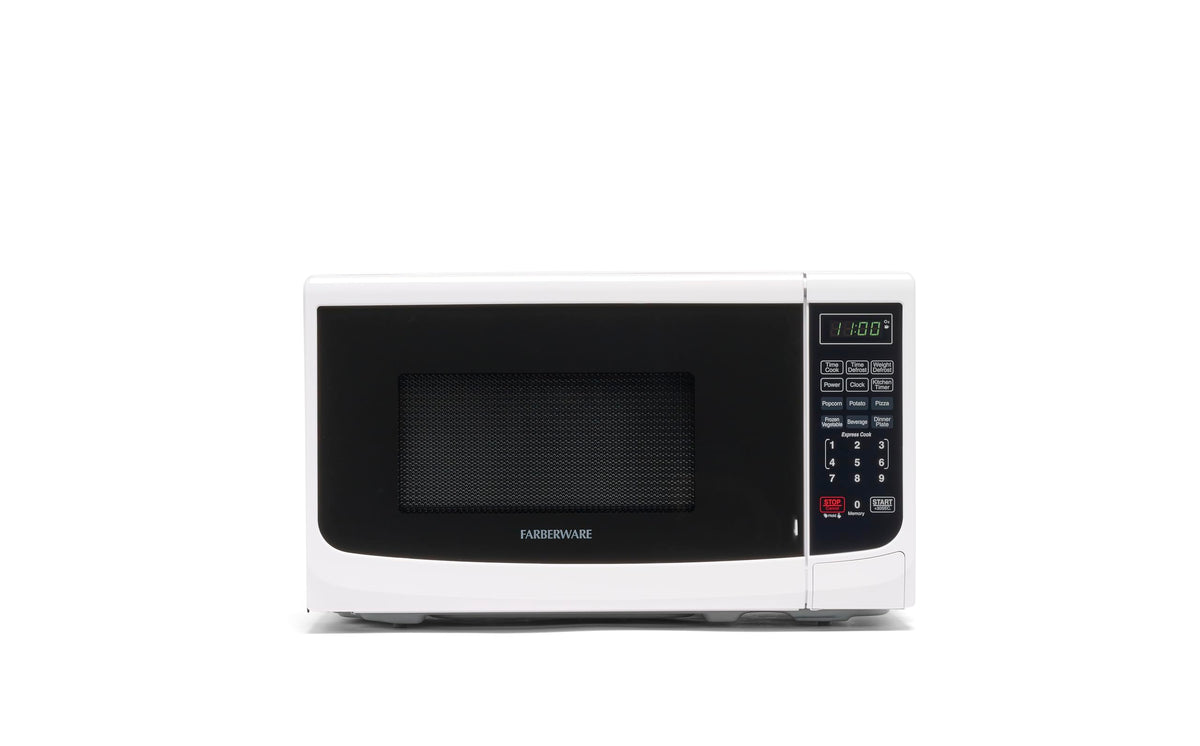 Farberware Countertop Microwave 700 Watts, Cu. Ft. - Microwave Oven With Led Lighting And Child Lock - Perfect For Apartments An
