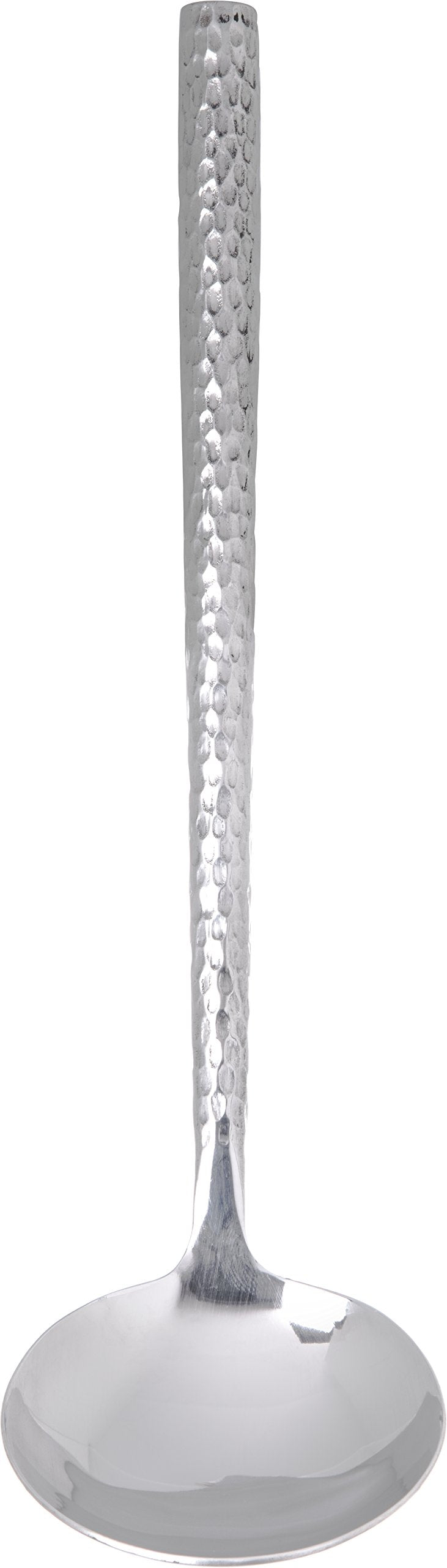 Carlisle Foodservice Products 60208 Hammered Stainless Steel Ladle, 8.75'' - 1 Oz.