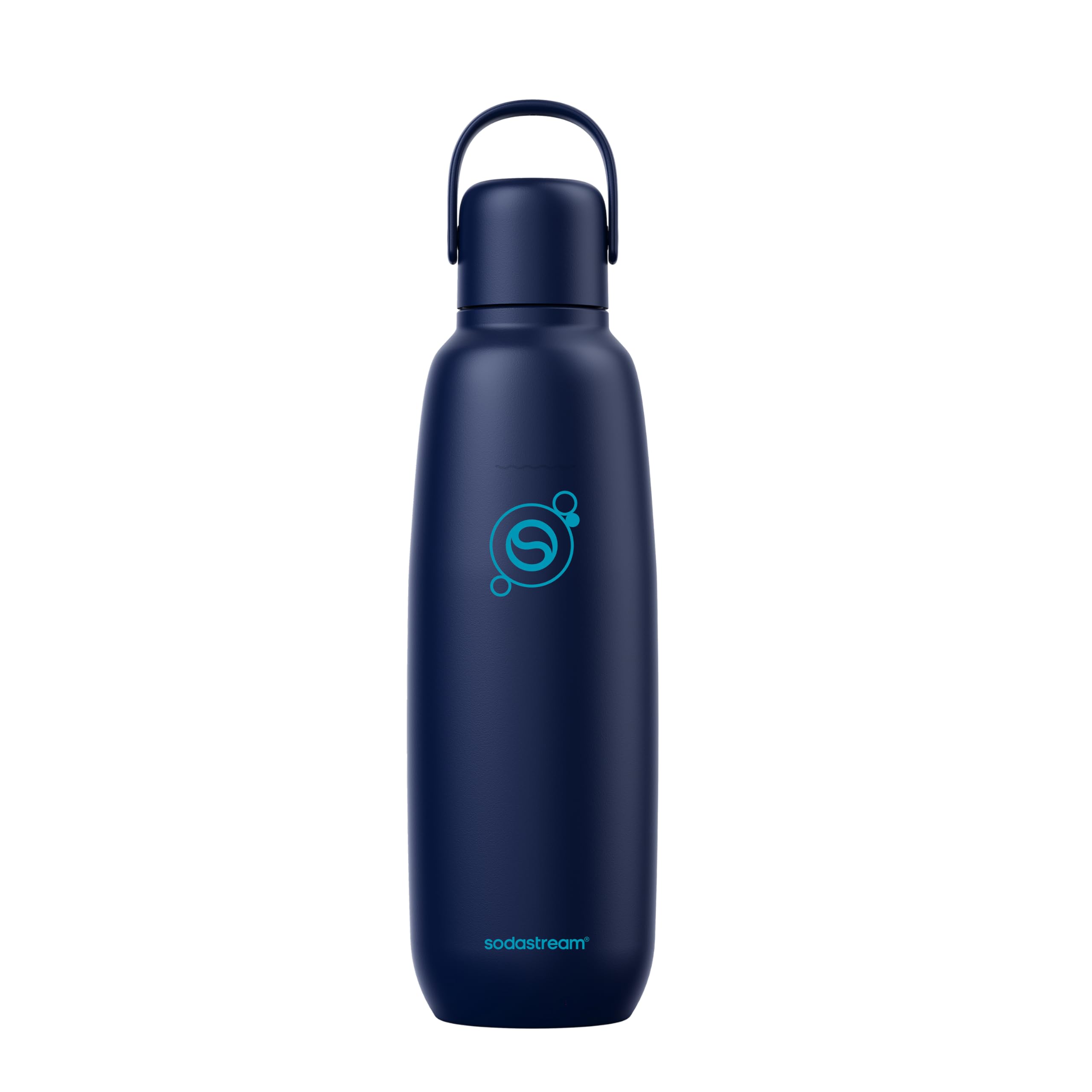 sodastream Fizz & Go Cool  All Metal Bottle (Blueberry) Carbonating Bottle Capacity, 0.9L