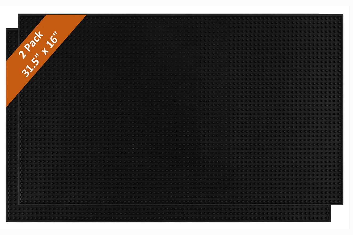 Extra Large (31.5 inch by 16 inch) Thick Rubber Service Bar Mat for Home Kitchen Counter Mat, Bartender Bar Mat, Dish Drying Mat