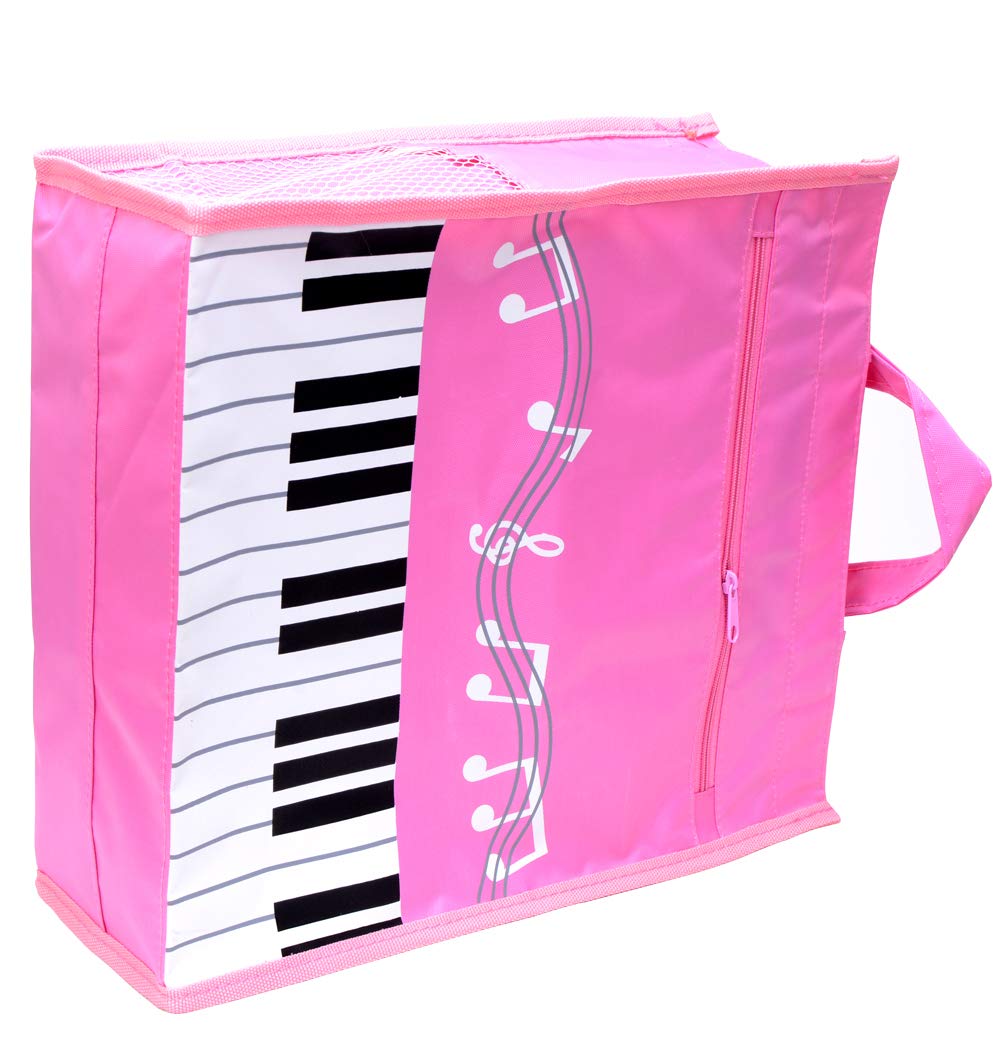 Cocomk Piano Keys Handbag Reusable Grocery Bag Shoulder Shopping Bag Tote Bag For Music Teacher Gift Bag Medium