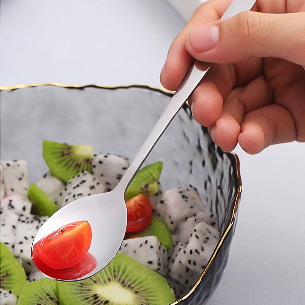 Iqcwood Spoons And Forks Set, Flatware Set, 3 Pair Forks And Spoons Silverware Korean Utensil Set, Stainless Steel Korean Chopst