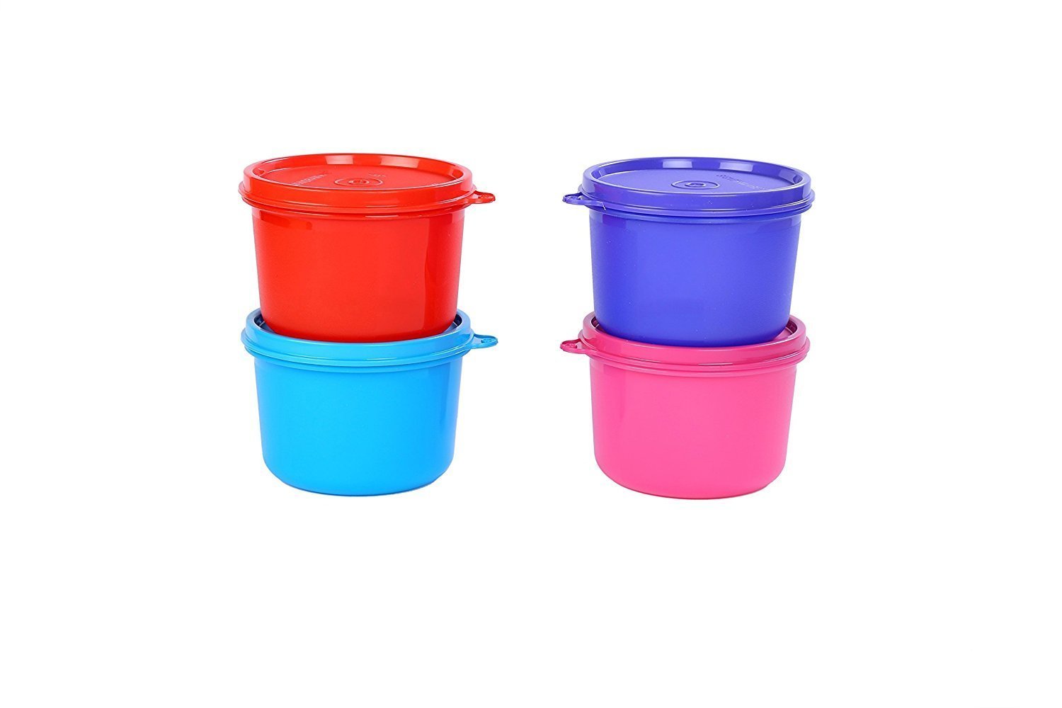 Signora Ware Signoraware Executive Round Big Container Set, 450Ml, Set Of 4 Multicolour