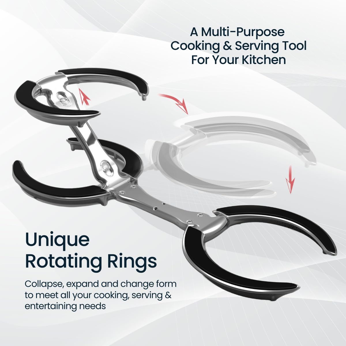 Trivae Unique Patented Pan Lid, Utensil And Pot Holder, Dish/Cake Serving Stand And Trivet All-In-1 For The Kitchen Lover