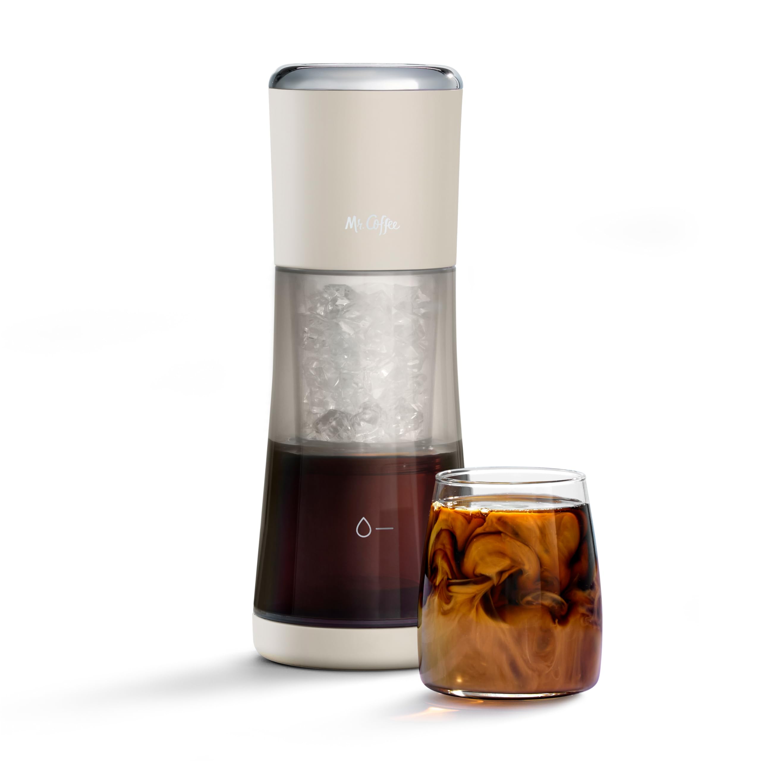 Mr. Coffee Express Cold Brew Coffee Maker, 10-Minute Cold Brew Coffee Machine, Oat Milk