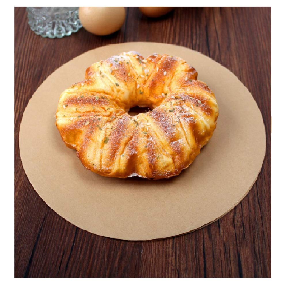 Unbleached Round Parchment Paper Sheets, Baking Circles, 100 Pcs 9 Inch Non-Stick Paper Liner For Cooking, Pizza, Baking Cakes,