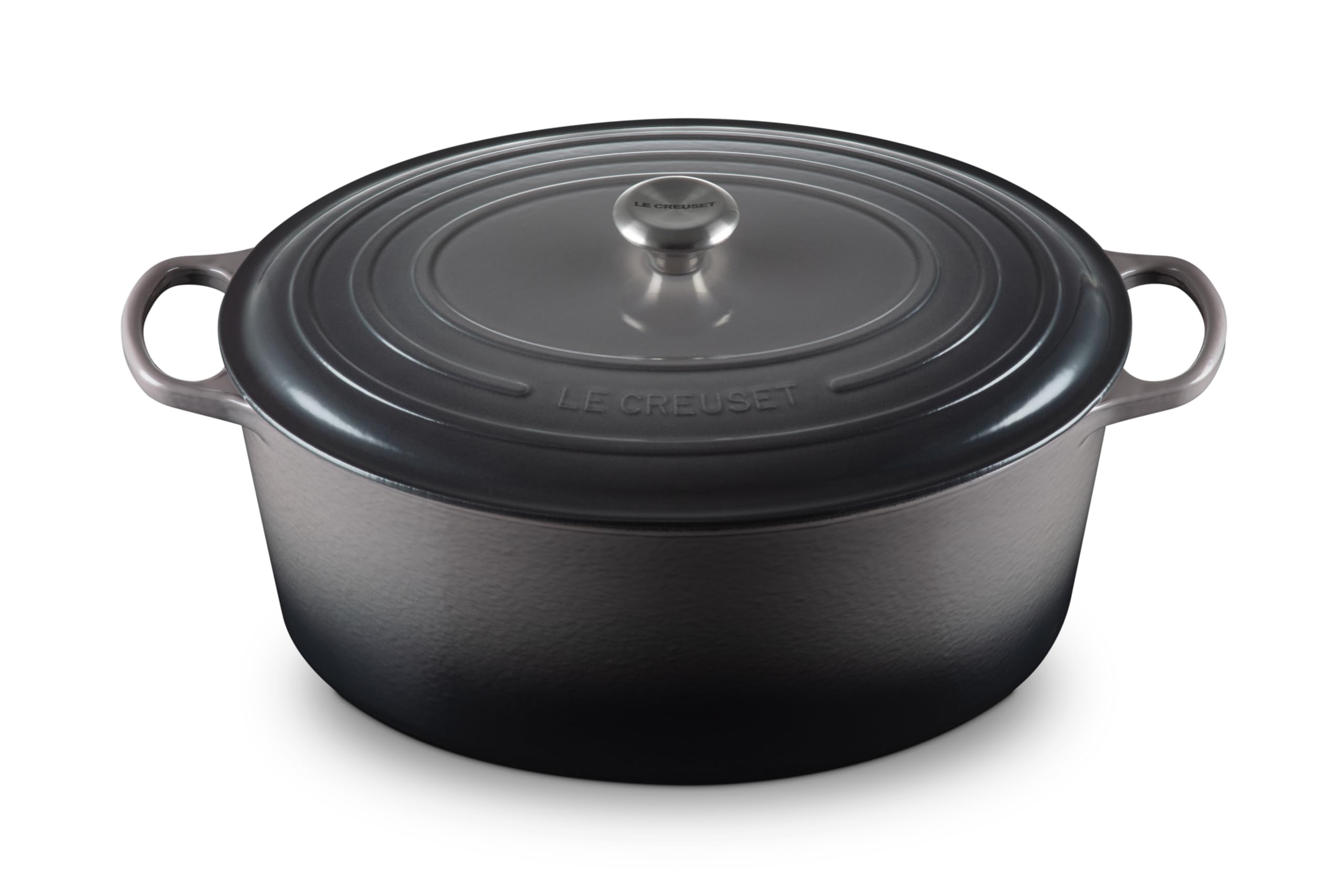 Le Creuset Enameled Cast Iron Signature Oval Dutch Oven, 15.5 Qt., Oyster