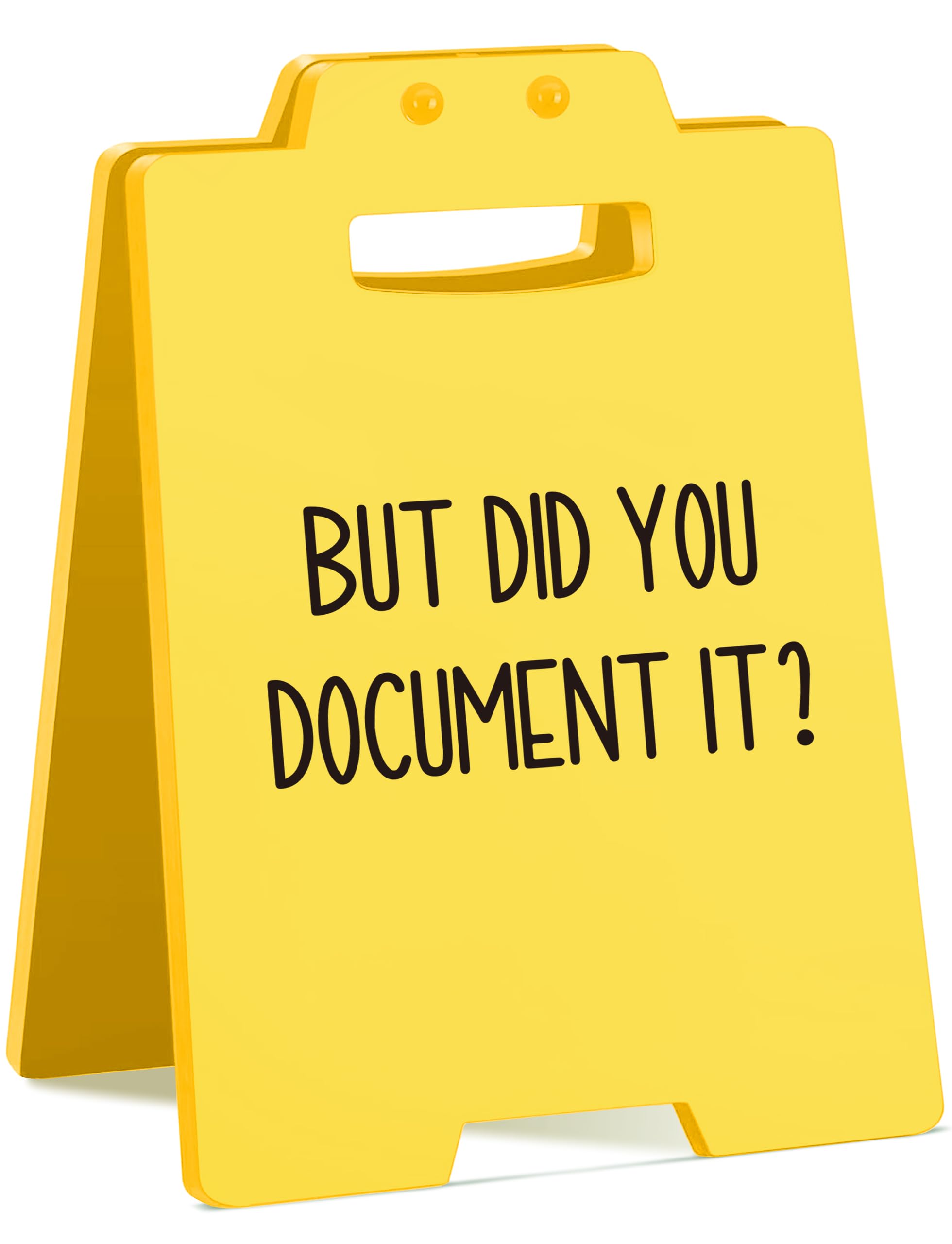 But Did You Document It Funny Decor Sign - Cute Cubicle Decorations, Small Sarcastic Sign for Bosses, Coworkers, HR, The Office 