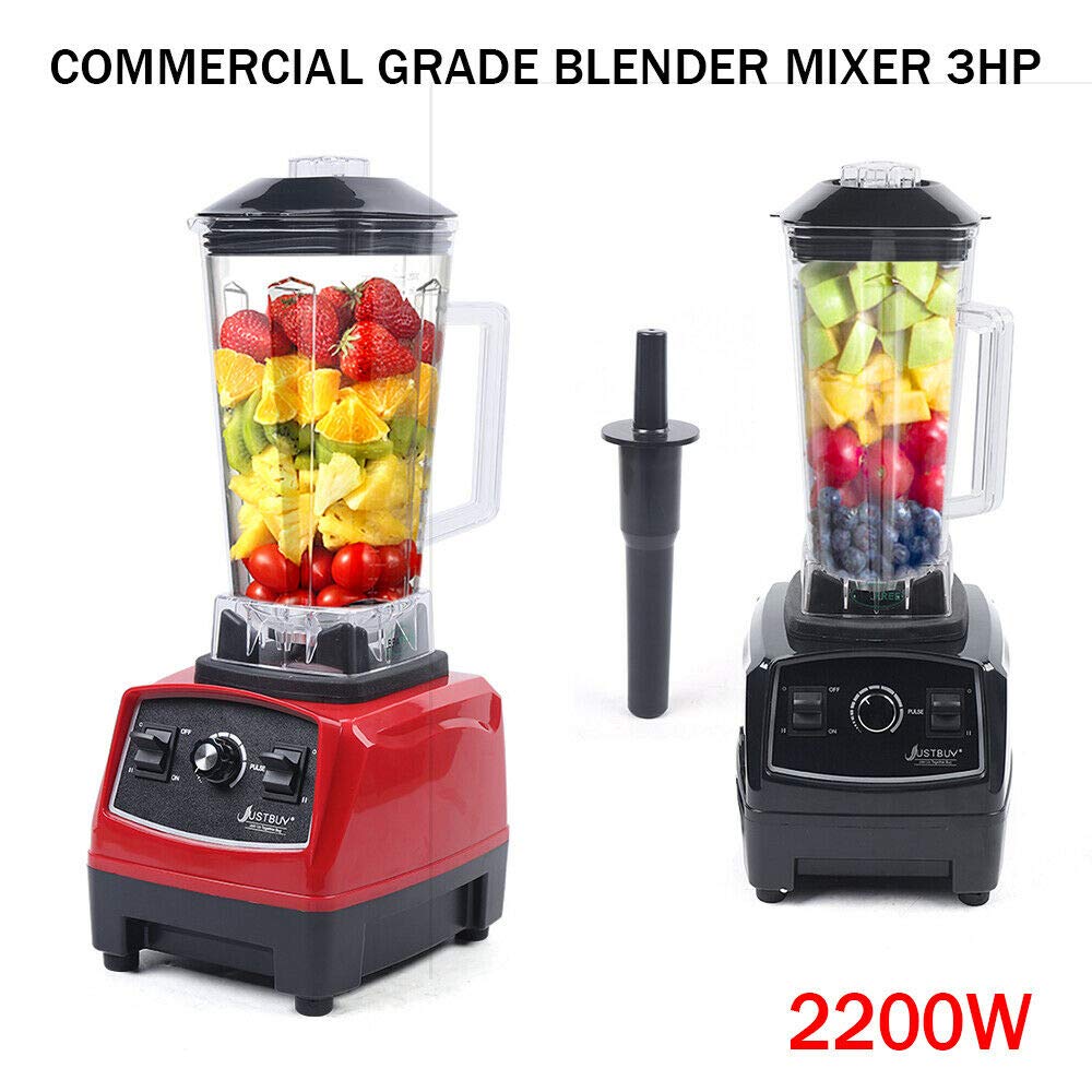 Gdae10 3Hp 2200W Heavy Duty High Speed 45000Rpm Smoothie Blender, 68 Ounce (2L) Capacity, Black