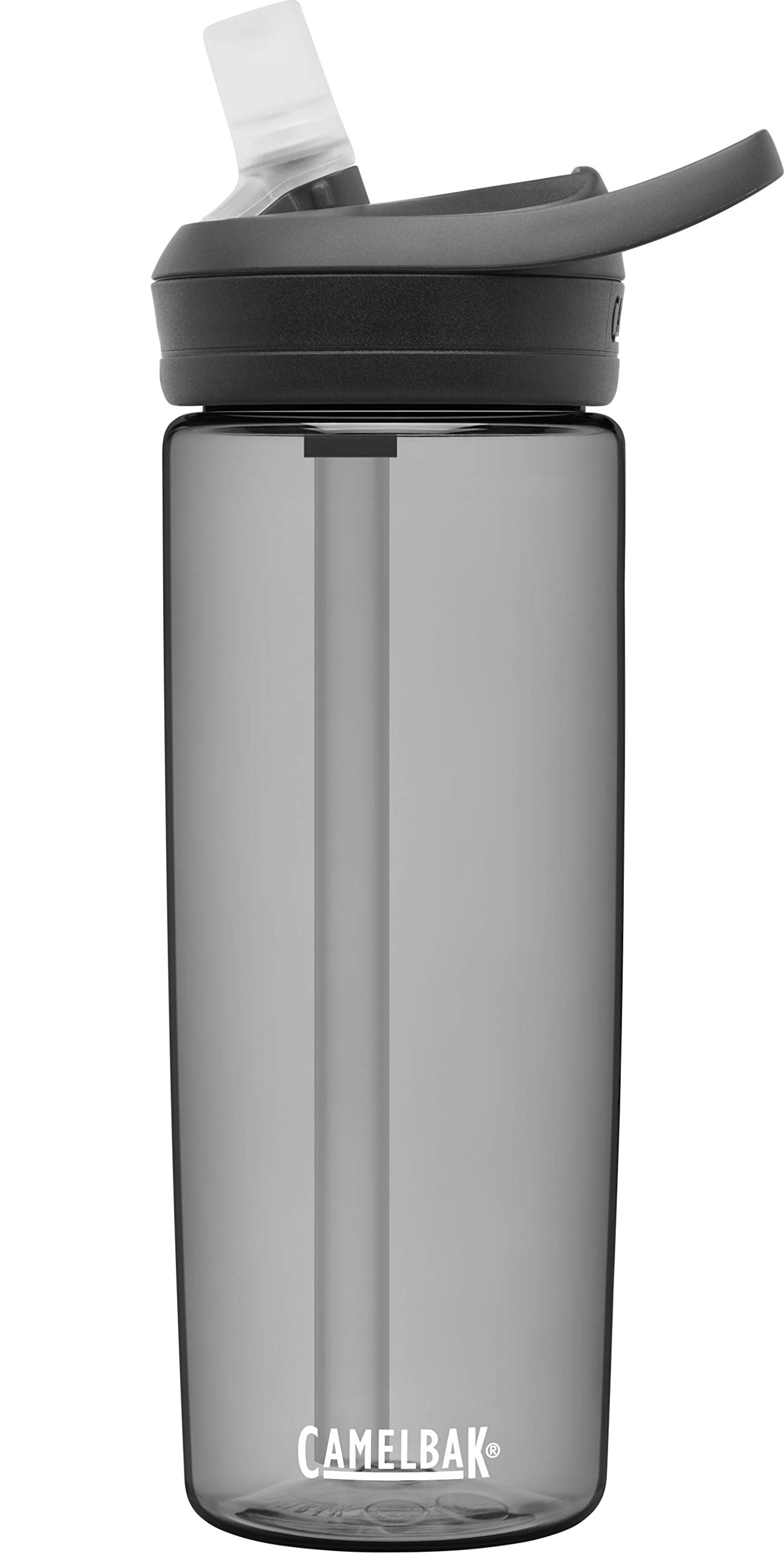Camelbak Eddy+ Water Bottle With Tritan Renew - Straw Top 20Oz, Charcoal