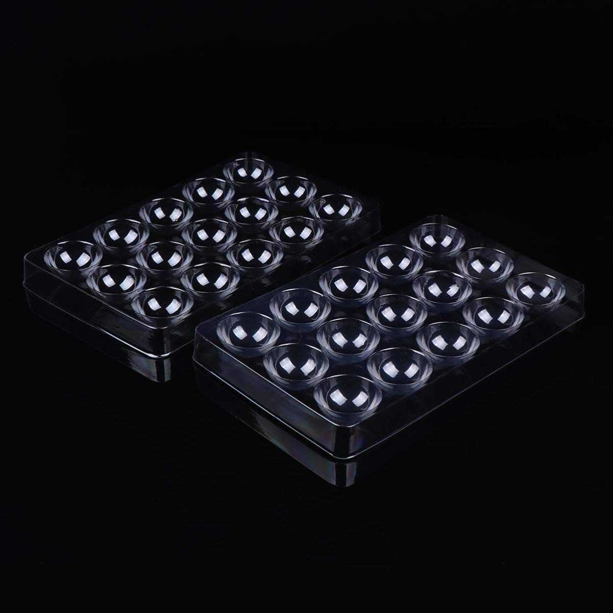 Hemoton 8 Pcs Sugar Flower Drying Mold Fondant Shaping Tray Plastic Cake Decoration Baking Tools For Sugarcraft, Gum, Chocolate,