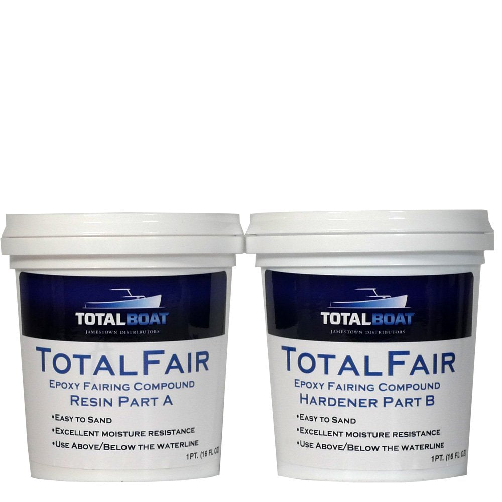 Totalboat-434282 Totalfair Marine Epoxy Fairing Compound For Fiberglass, Wood, Aluminum And Steel (2 Pint Kit)