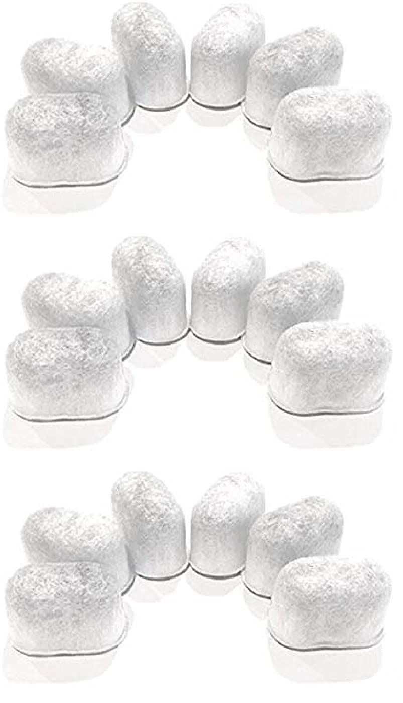 Nispira Refined Activated Charcoal Water Filter Pods Replacement Compatible With Coffee Maker Keurig 2.0 Or Older, 18 Packs