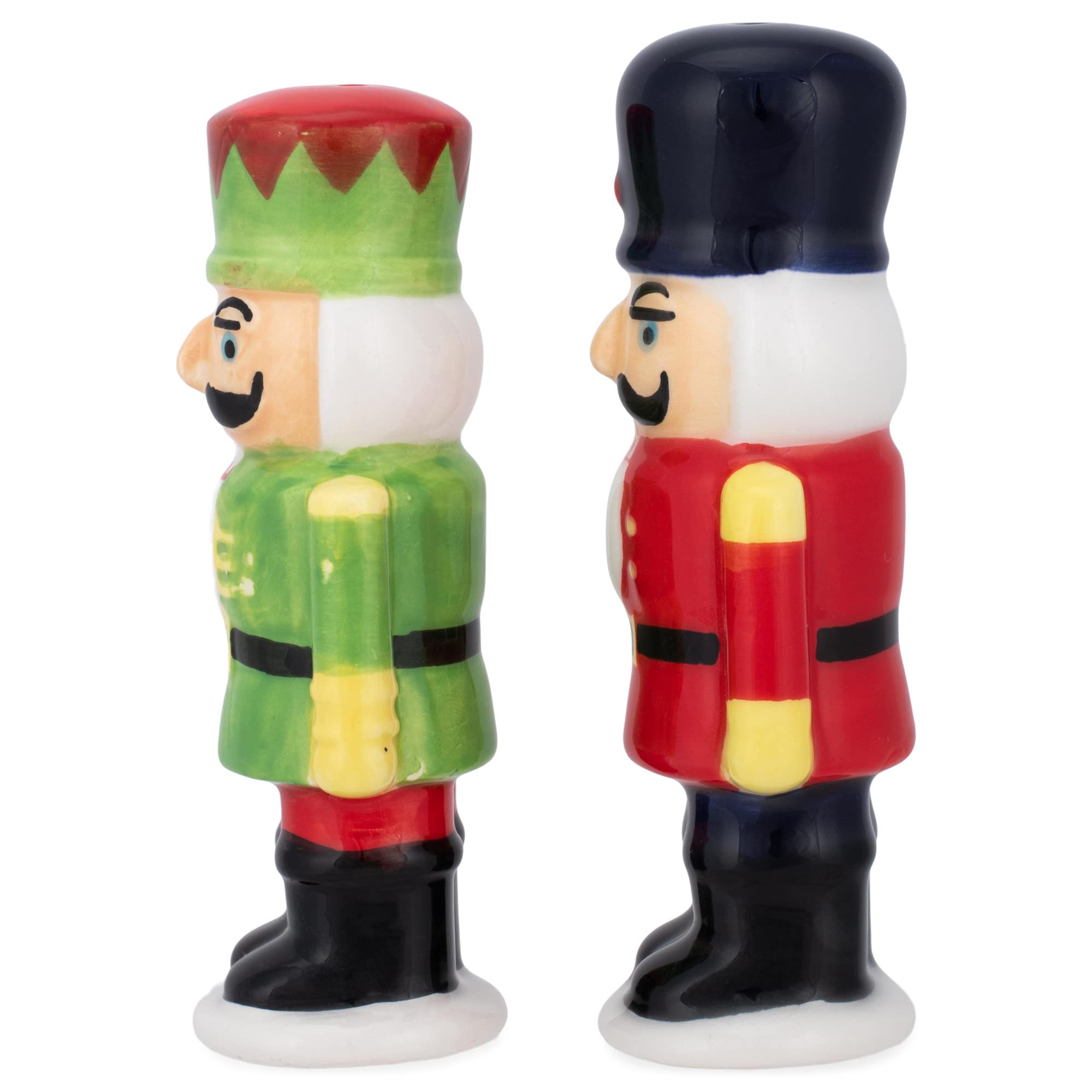 Transpac Nutcracker Soldiers Holiday Salt And Pepper Shaker Set