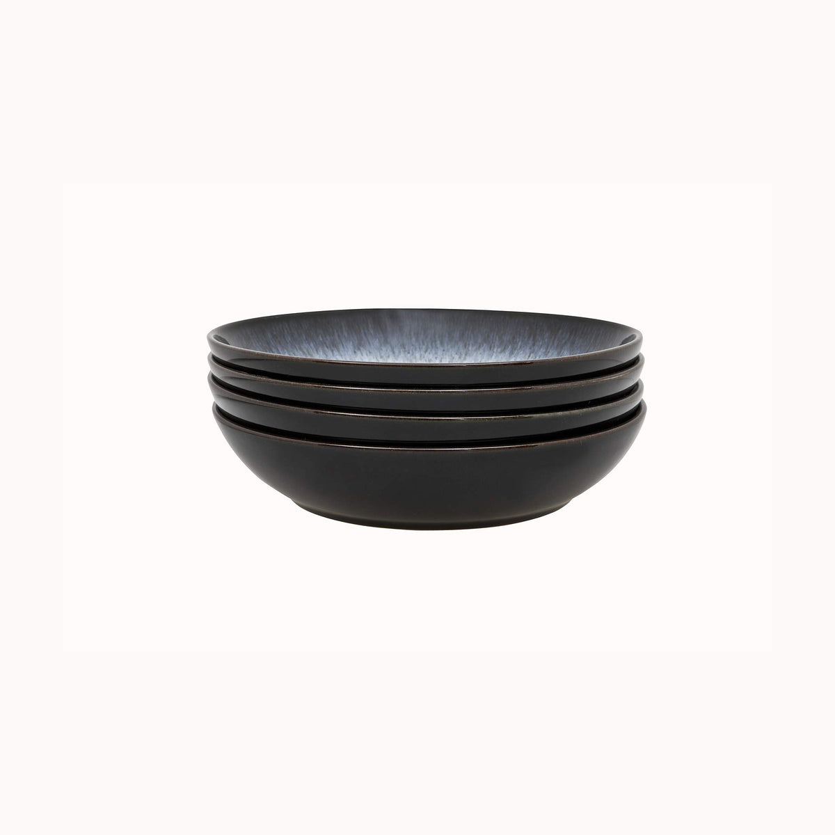 Denby Halo 4 Piece Pasta Bowl Set, Stone, Grey, 9.5 X 23 X 22.3 Cm
