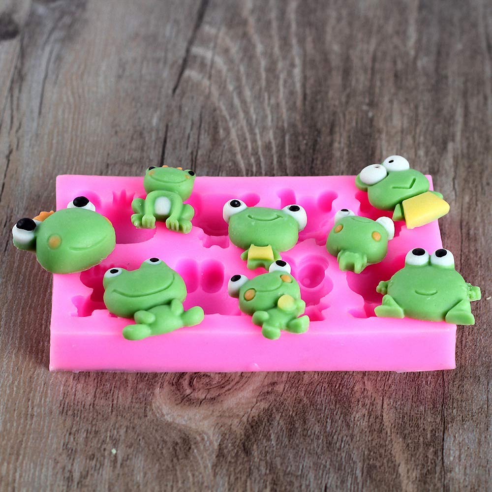 Frog Silicone Fondant Mold Cake Decorating Mold Diy Chocolate Candy Gumpaste Molds Cake Decoration Sugarcraft Mould Resin Epoxy
