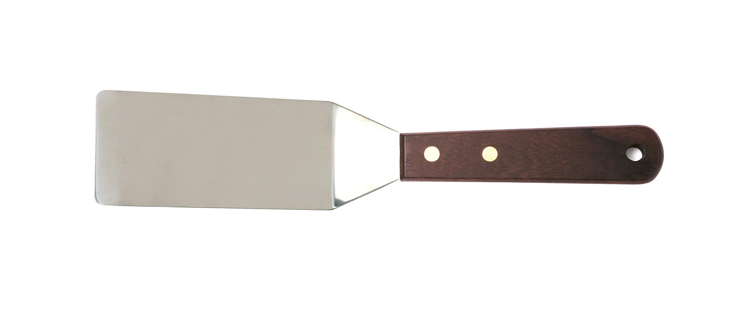 Norpro Stainless Steel Server/Spatula With Wood Handle, 10In/25.5Cm, As Shown