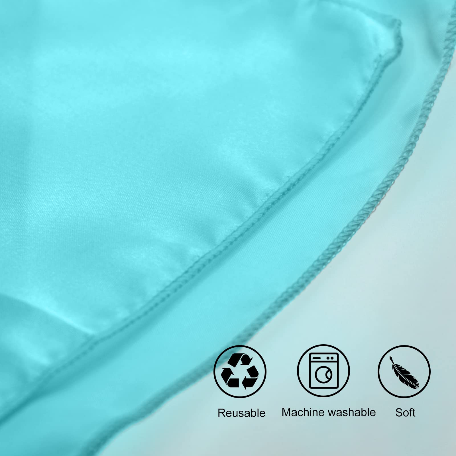 Light Blue Cloth Napkins Set Of 12,Satin Dinner Napkins Cloth Washable,Reusable Napkins For Everyday Use Table,Restaurant,Weddin