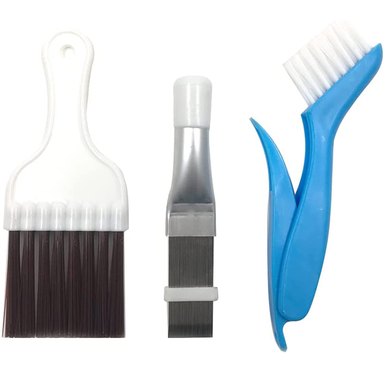 Incauca 3 Packs Air Conditioner Condenser Fin Comb, Fin Cleaning Brush, Coil Brush, Ac Cleaning Kit, Refrigerator Brush Coil Cle