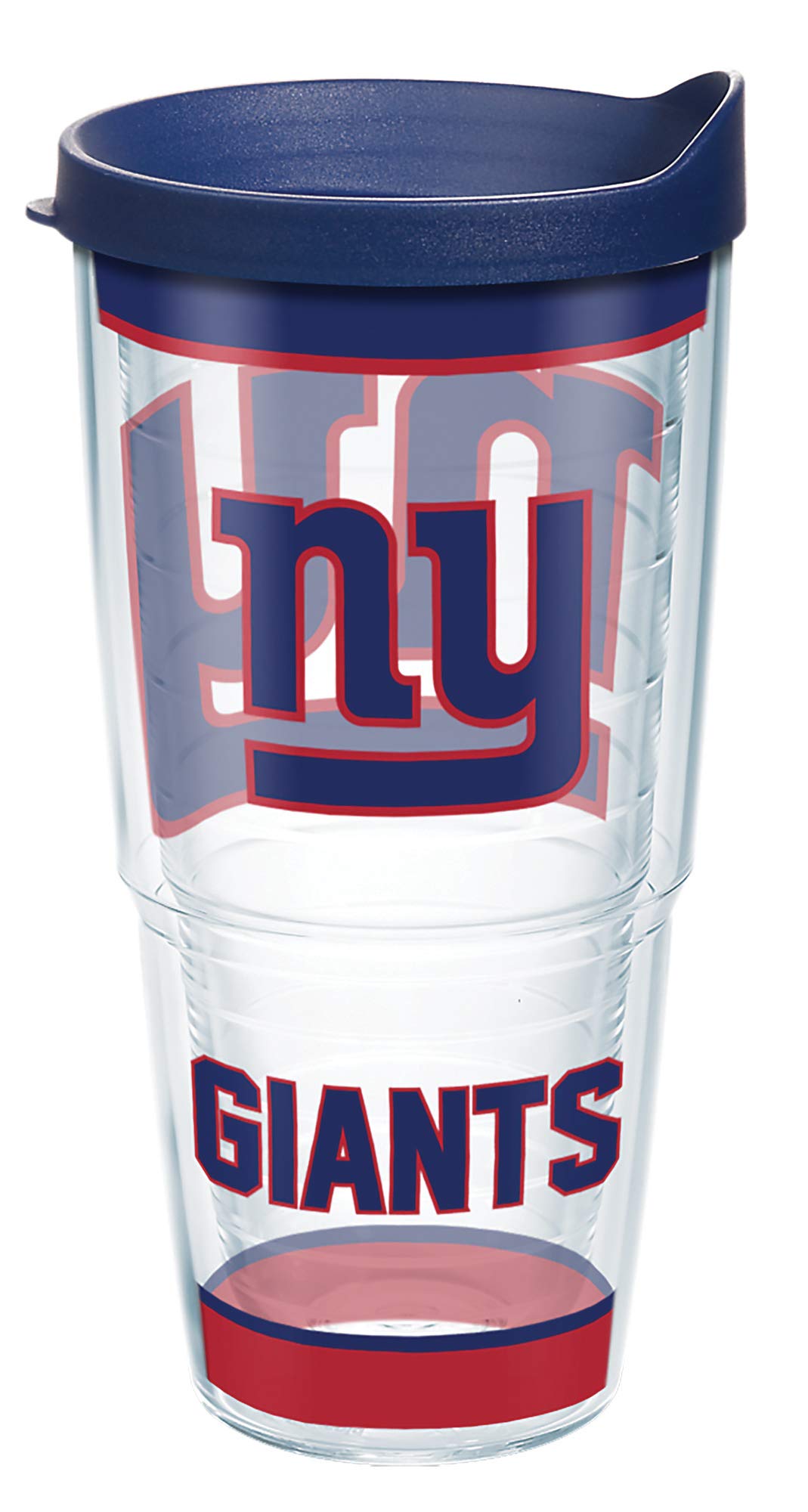 Tervis Made In Usa Double Walled Nfl New York Giants Insulated Tumbler Cup Keeps Drinks Cold & Hot, 24Oz, Tradition