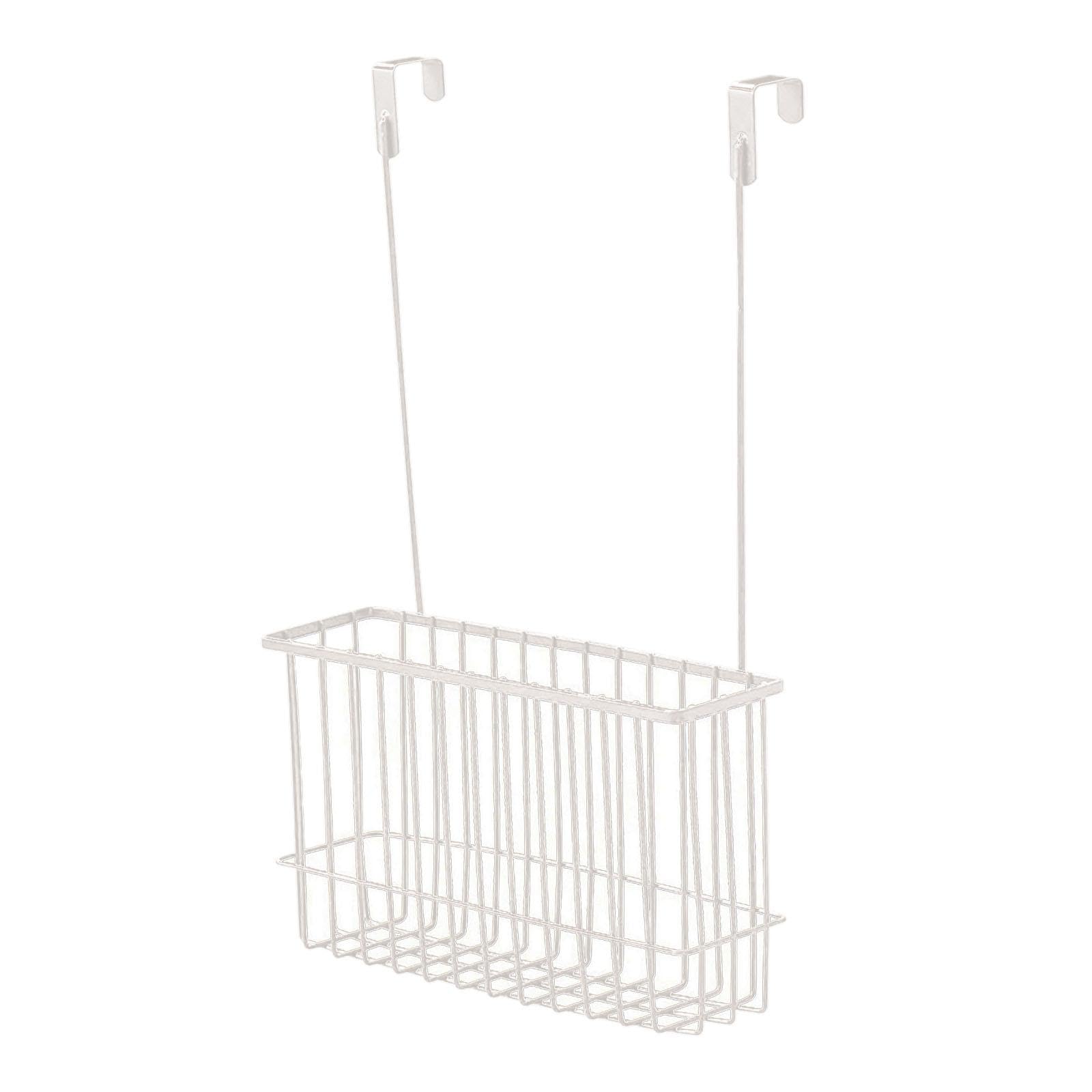 Myaddiction Over Cabinet Door Organizer For Body Wash Shampoo Under Sink Kitchen Cabinet White