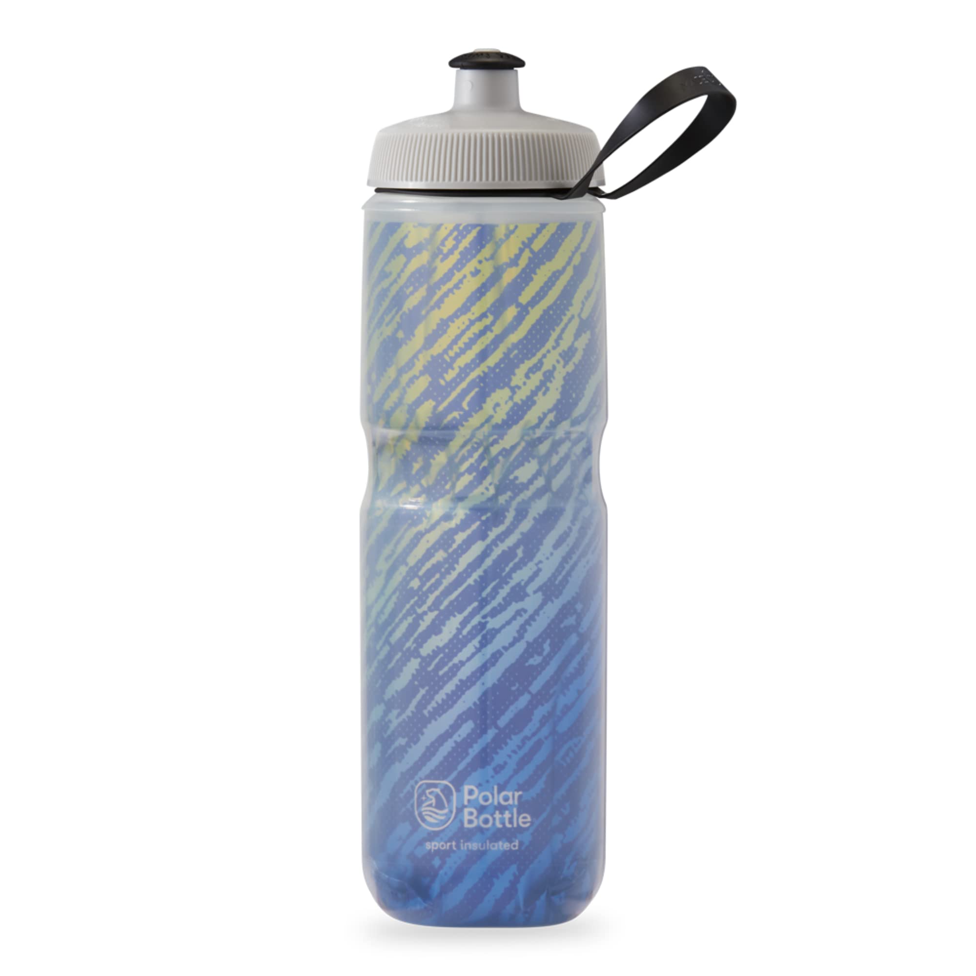 Polar Bottle - Sport Insulated 24Oz Nimbus, Moonlight Blue & Gold - Leak Proof Water Bottles Keep Water Cooler 2X Longer Than A