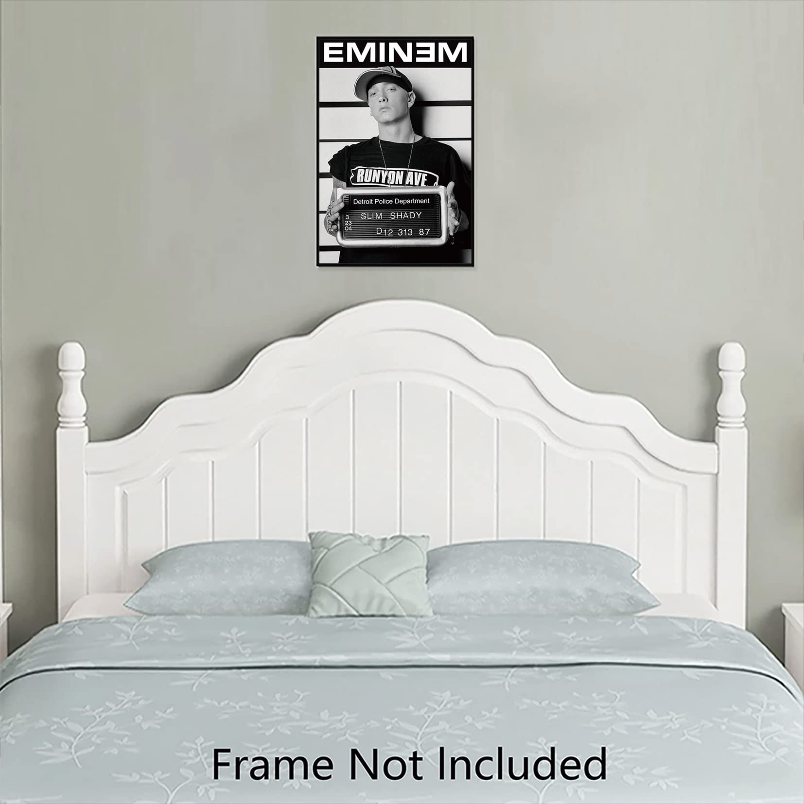 FatCat Wall Graphics Eminem (Mugshot) Poster Frameless Gift 12 x 18 inch(30cm x 46cm)-S-193