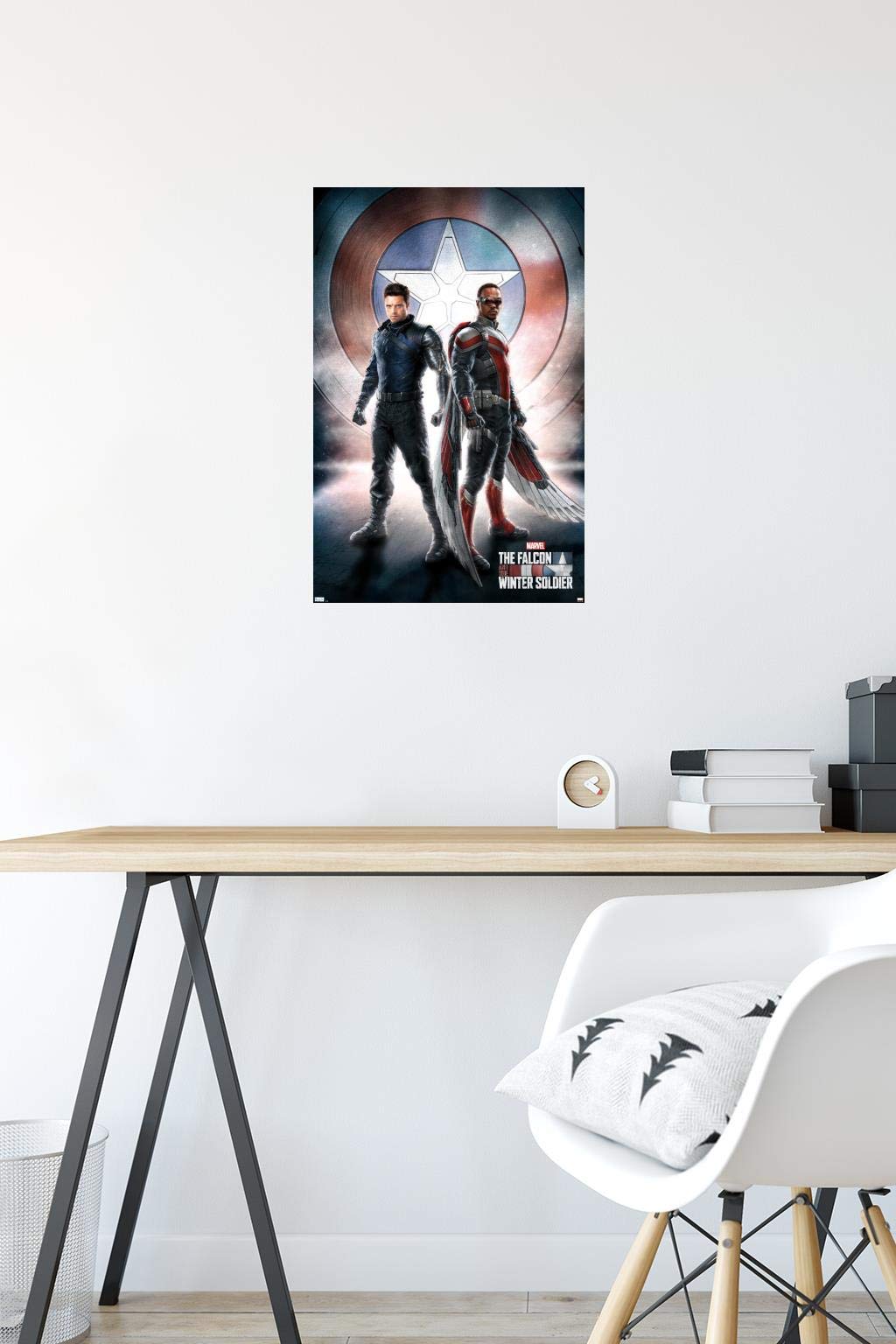 Trends International Marvel Television - Falcon And Winter Soldier - One Sheet Wall Poster, 14.725'' X 22.375'', Premium Unframe