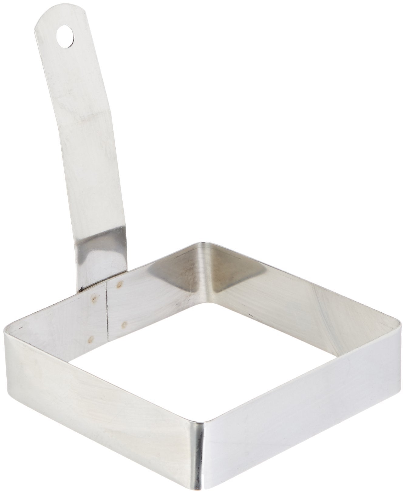 Winco x 4Inch Square Egg Ring, Medium, Stainless Steel