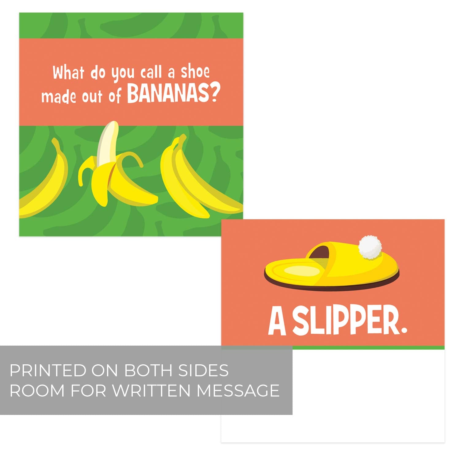 Canopy Street Illustrated Lunch Box Jokes For Kids / 3.5'' X 3.5'' 60 Funny Food Jokes/Silly Lunch Notes