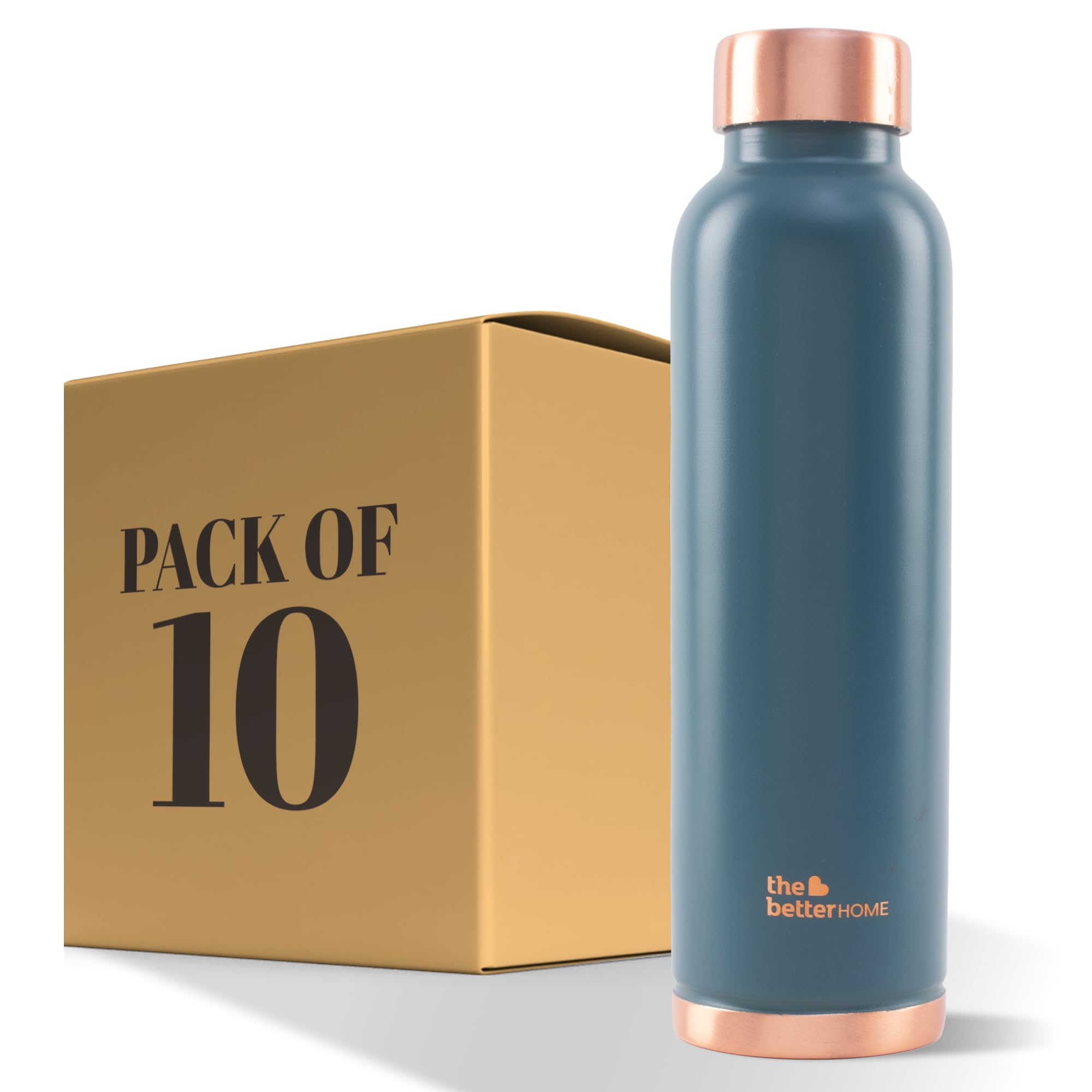 The Better Home Copper Water Bottle 1 Litre | With Anti Oxidant Properties |Boosts Immunity & Improves Health| Copper Water Bott