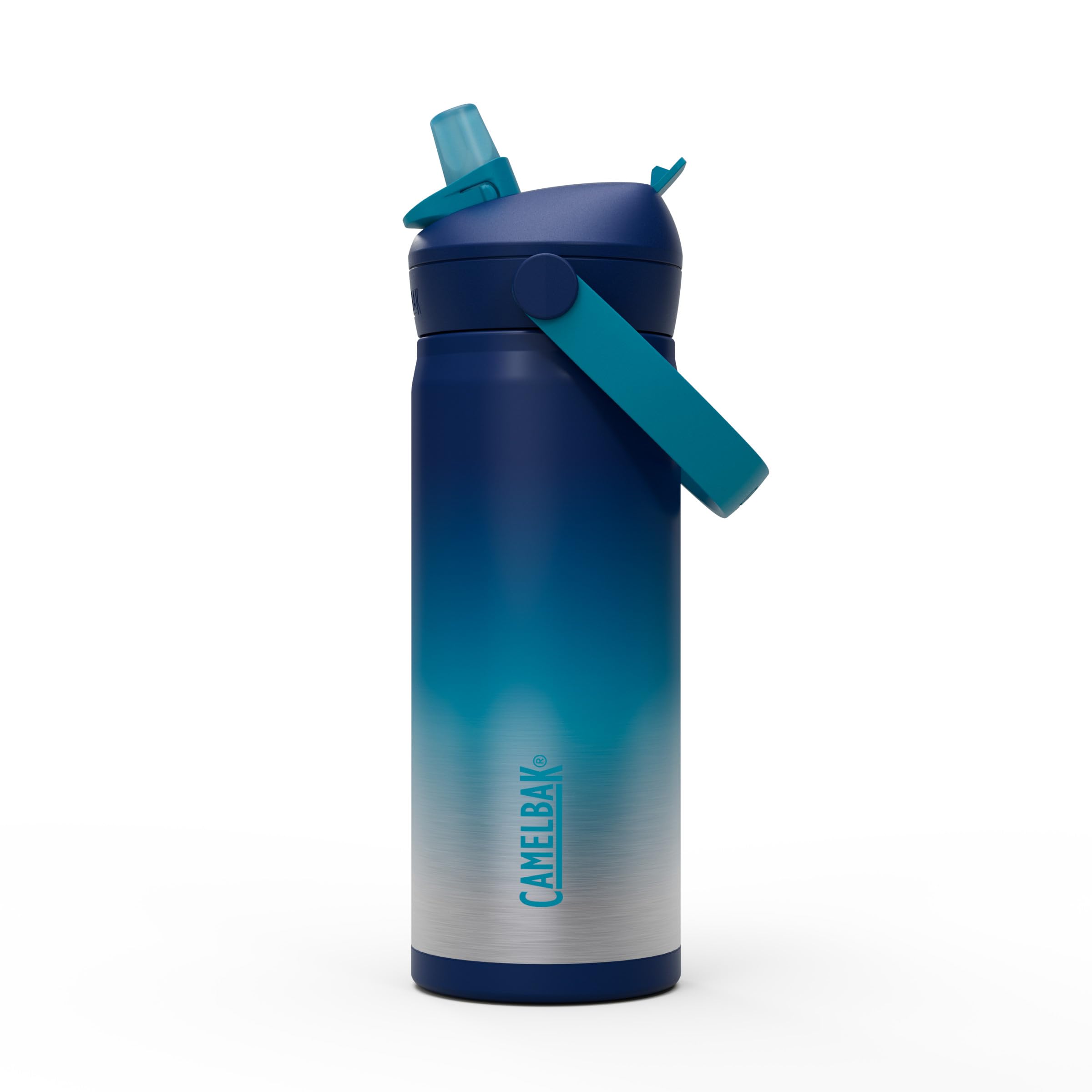 CamelBak Thrive Flip Straw Kids Water Bottle 16oz, Blue Haze