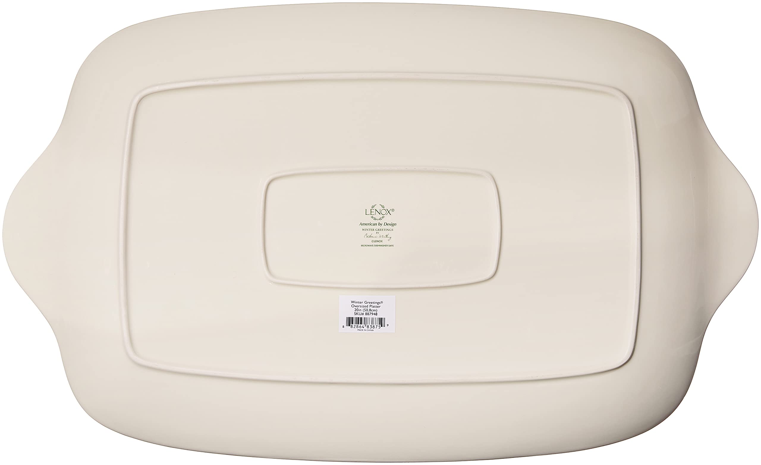 Lenox 887948 Winter Greetings Oversized Platter