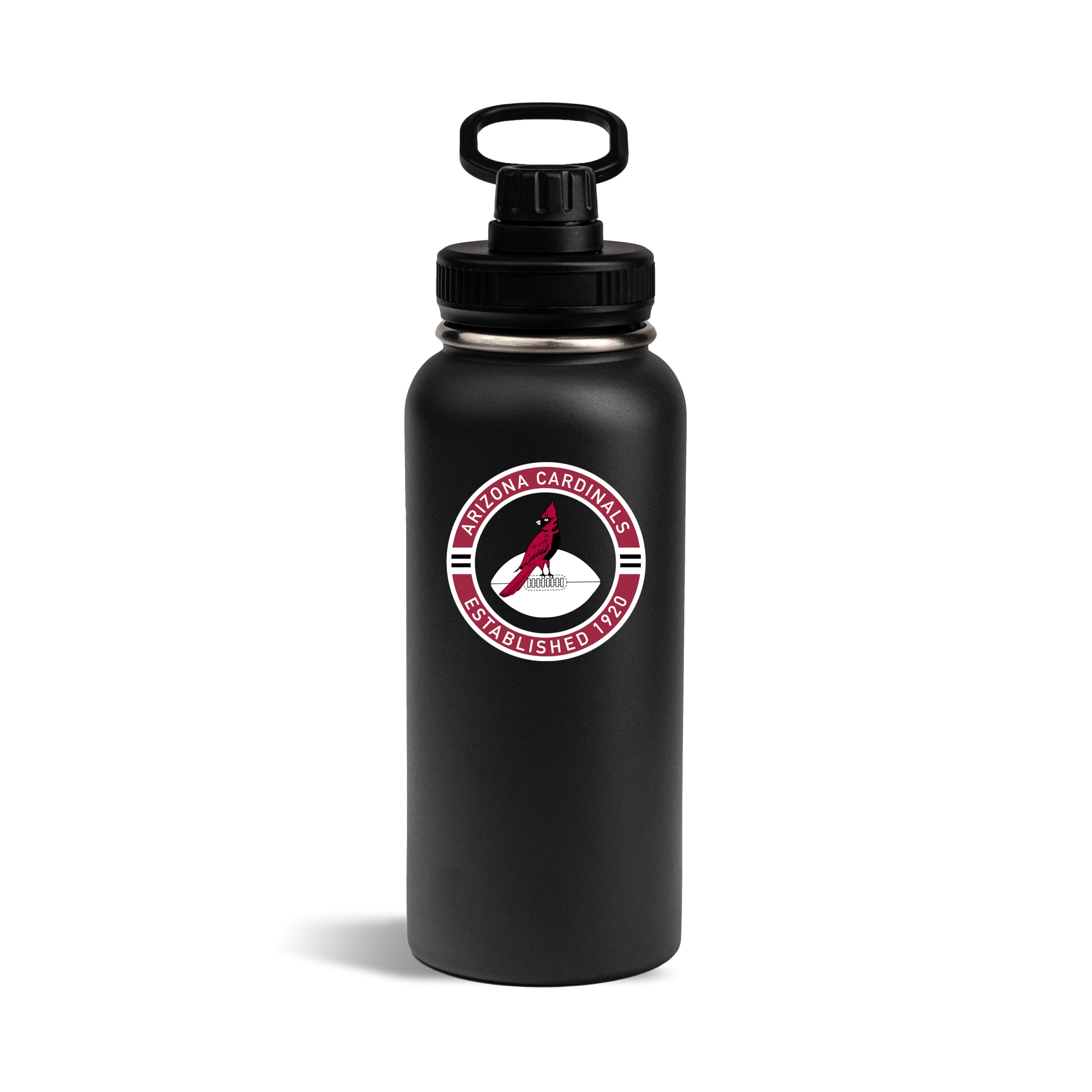 The Memory Company Officially Licensed 32oz Team Logo Water Bottle, Arizona Cardinals