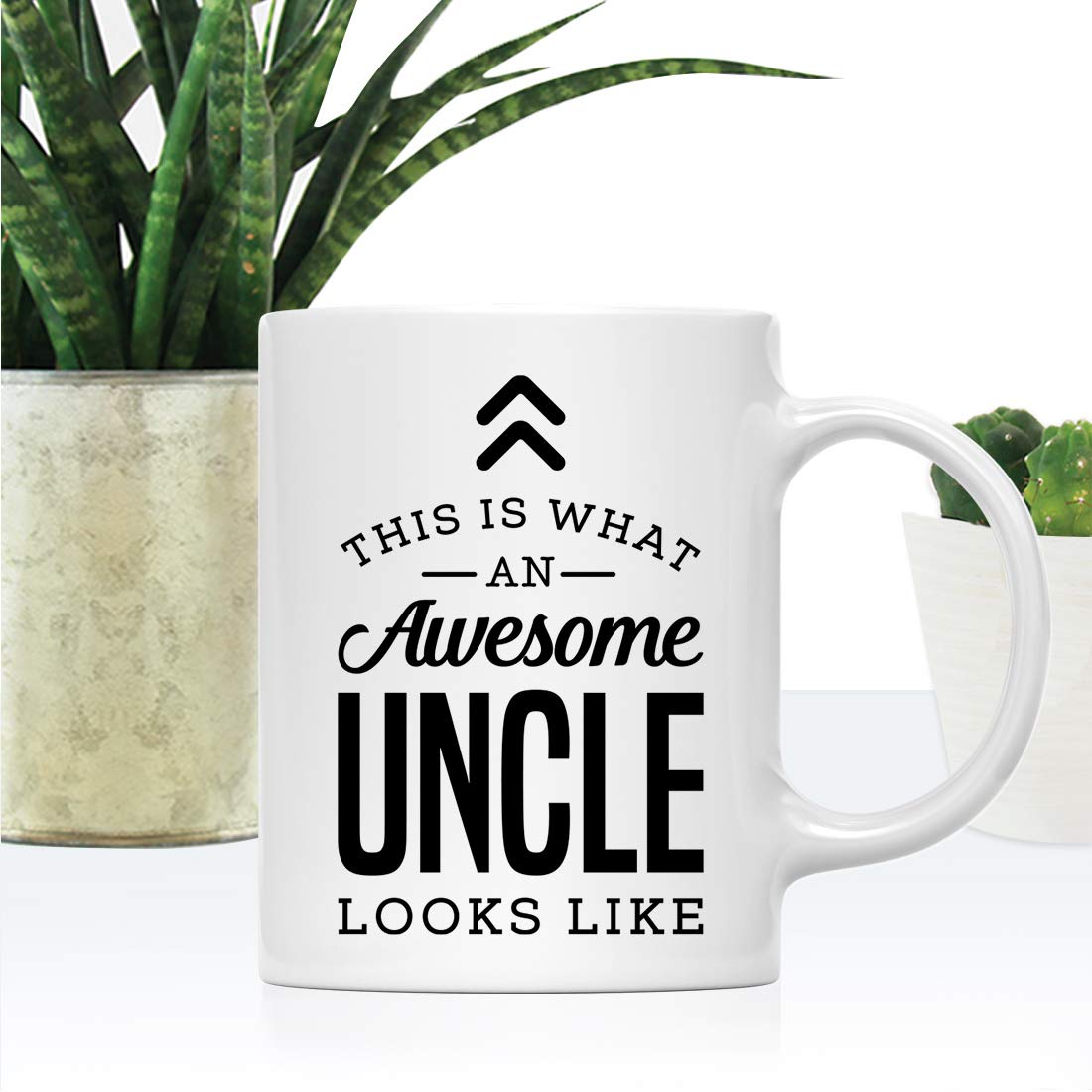 Andaz Press 11oz. Ceramic Coffee Tea Mug Gift, This is What an Awesome Uncle Looks Like, 1-Pack, Birthday Gift Ideas Coworker Hi