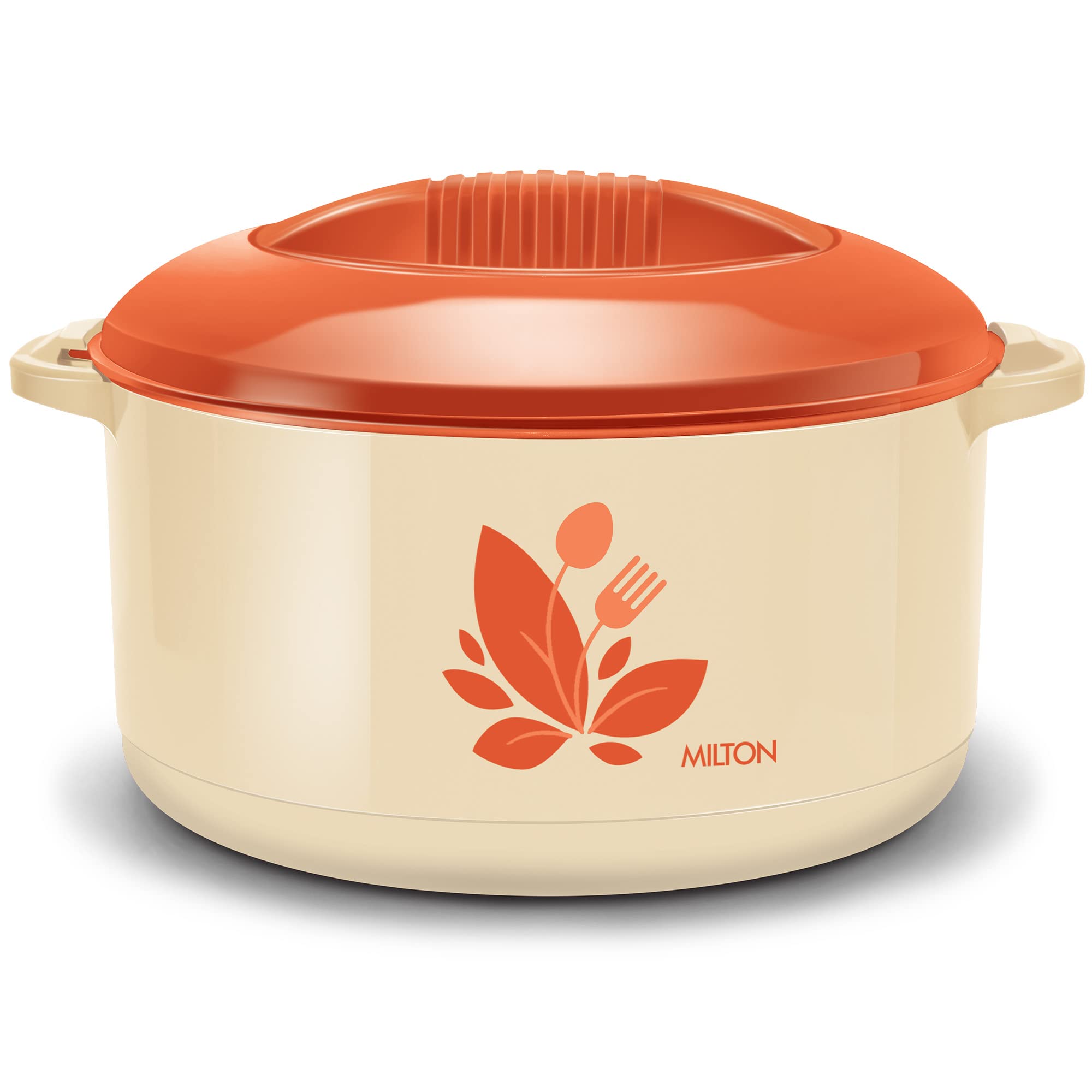 MILTON Orchid 17500 Inner Steel Casserole, 15.5 litres, Tan | PU Insulated | BPA free |Odour Proof | Food Grade | Easy to Carry 