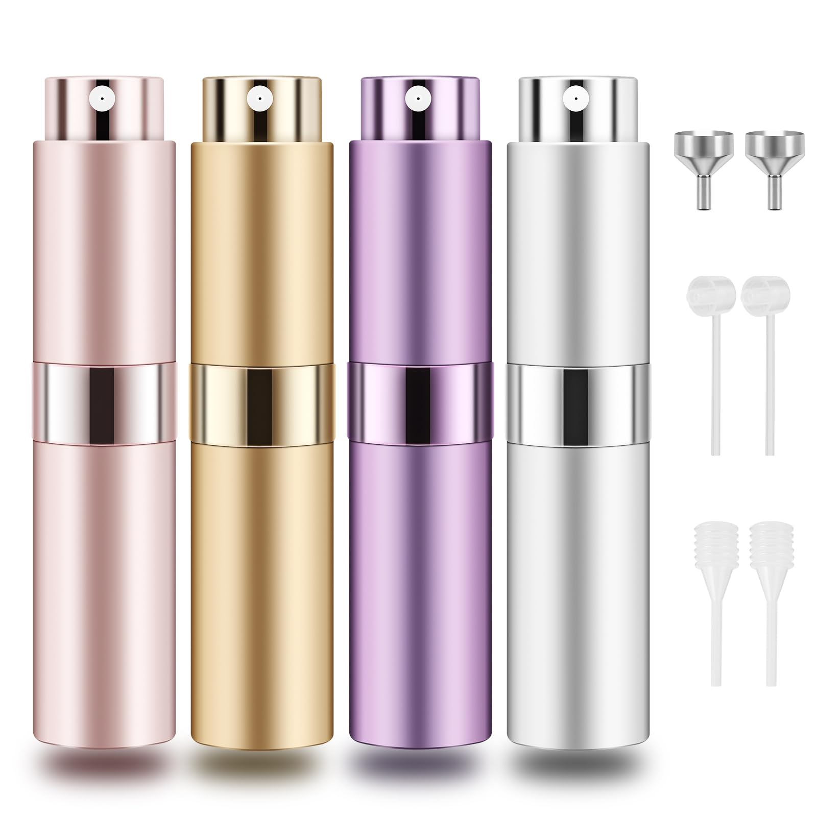 Saiveina 8Ml Cologne Travel Bottles, Mini Perfume Atomizer Refillable, Portable Cologne Sprayer Empty Fragrance Travel Atomizer(