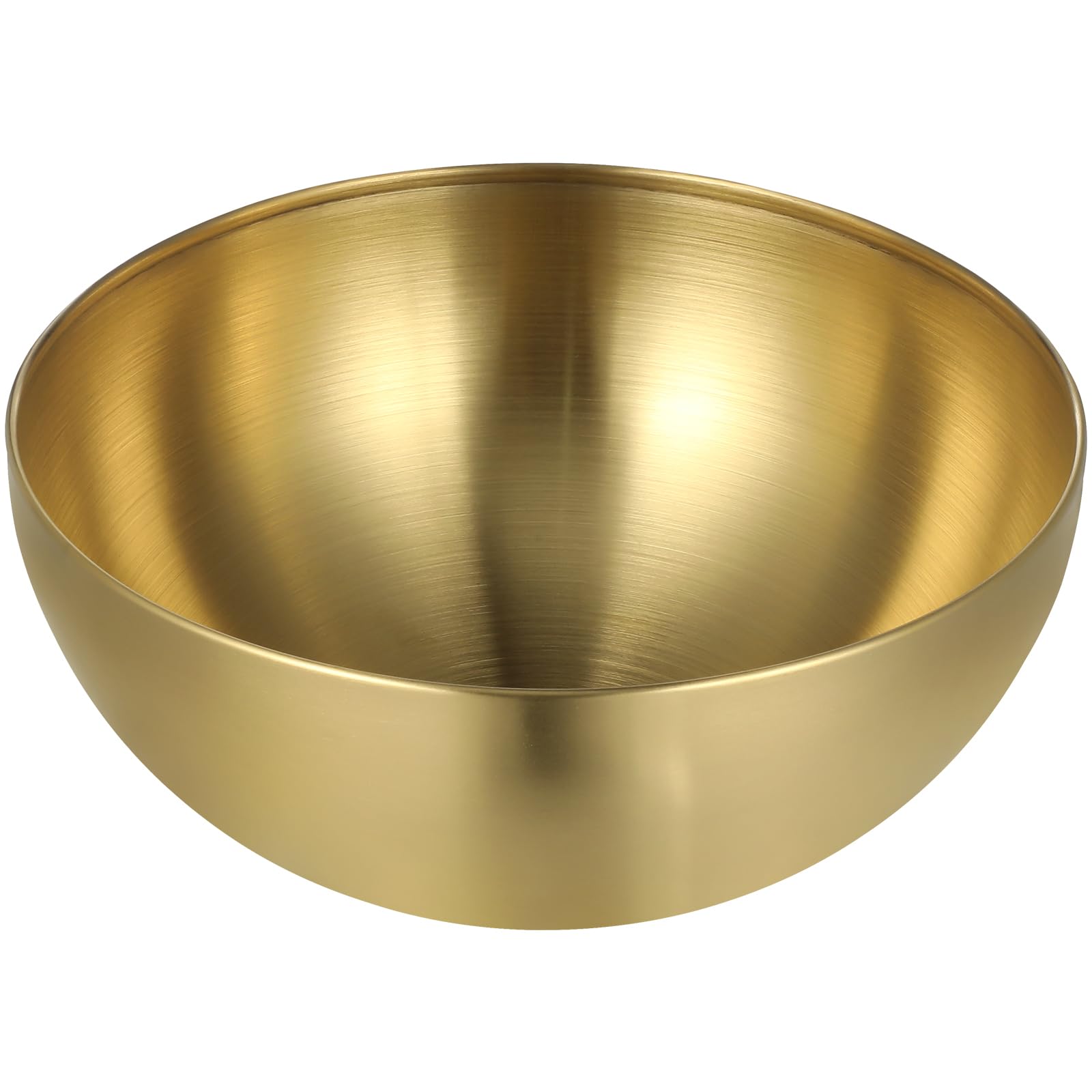 Callaron Stainless Steel Salad Bowls 1.5L Decorative Gold Bowl Large Metal Mixing Bowls Nesting Bowls Snacks Bowls For Kitchen M