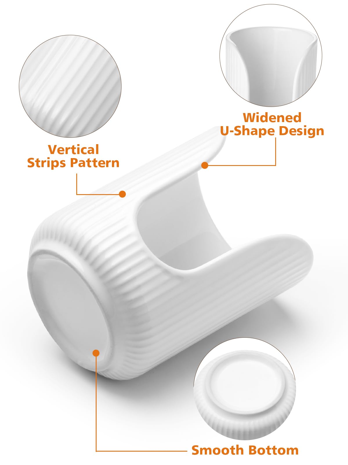 Abruty Bathroom Cup Dispenser, 3Oz-4Oz Ceramic Paper Cup Holder, Small Countertop Mouthwash Dixie Cups Accessories, For Vanity C