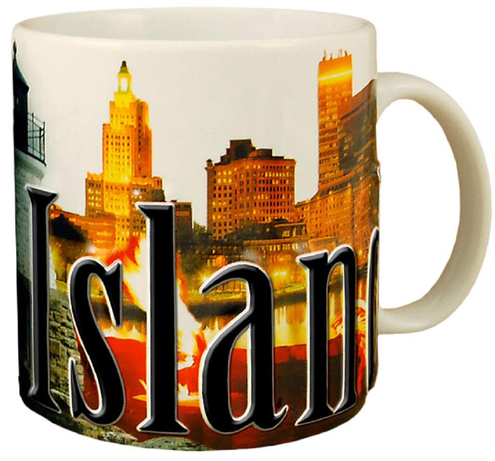 Americaware - State Of Rhode Island Souvenir Gift Ceramic Coffee Mug / Cup - 18Oz