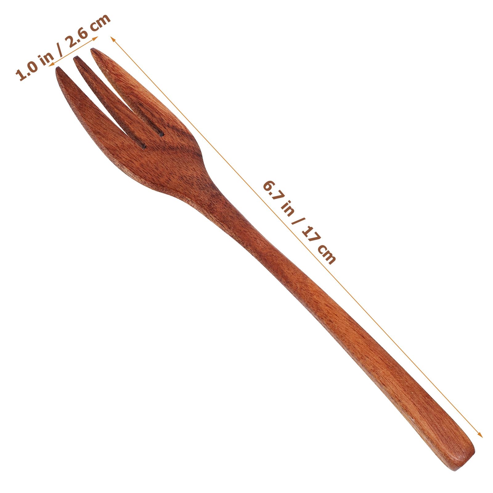 Wooden Forks Salad Fork Reusable: Wooden Dinner Forks Japanese Style Wooden Forks Pasta Grill Tasting Fork Kitchen Utensil For P