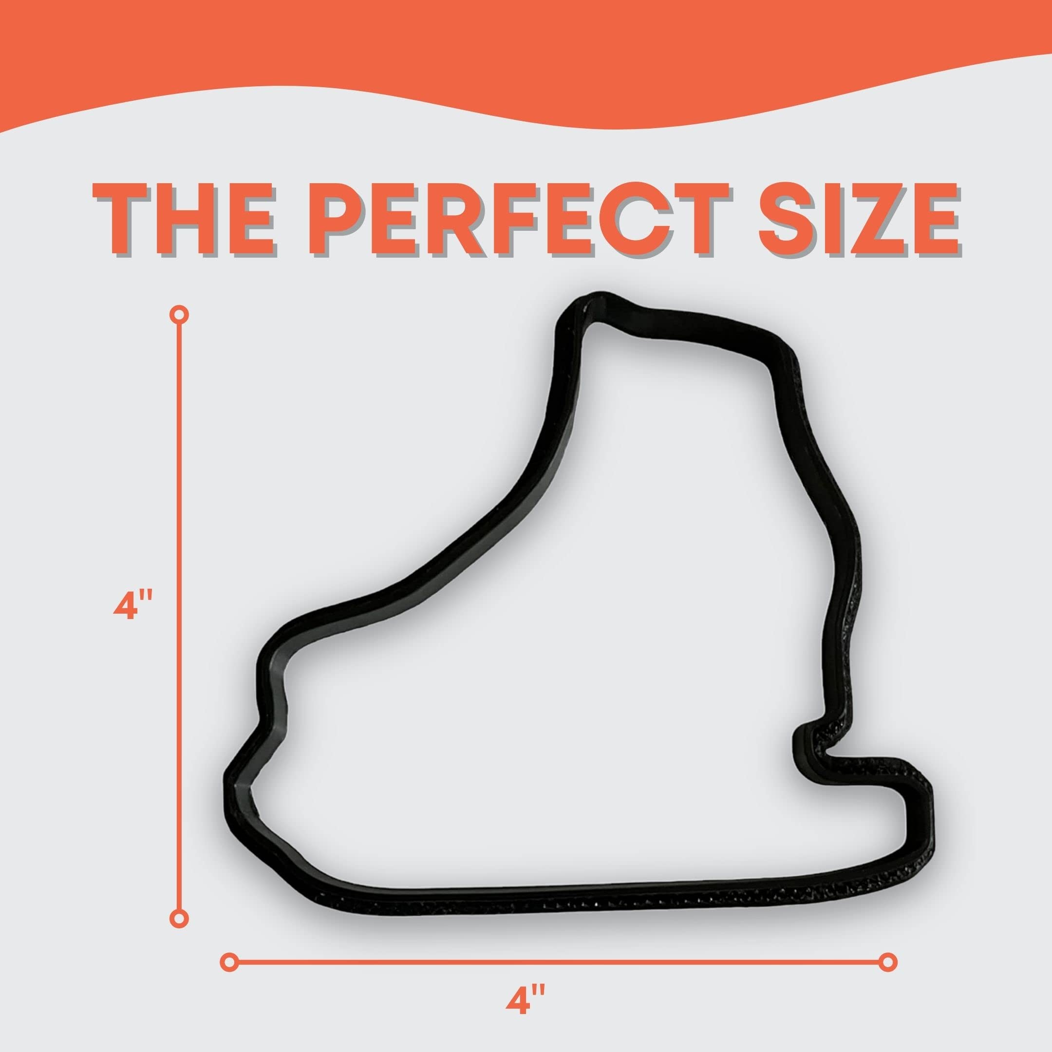Ice Skate Cookie Cutter (4 Inches)