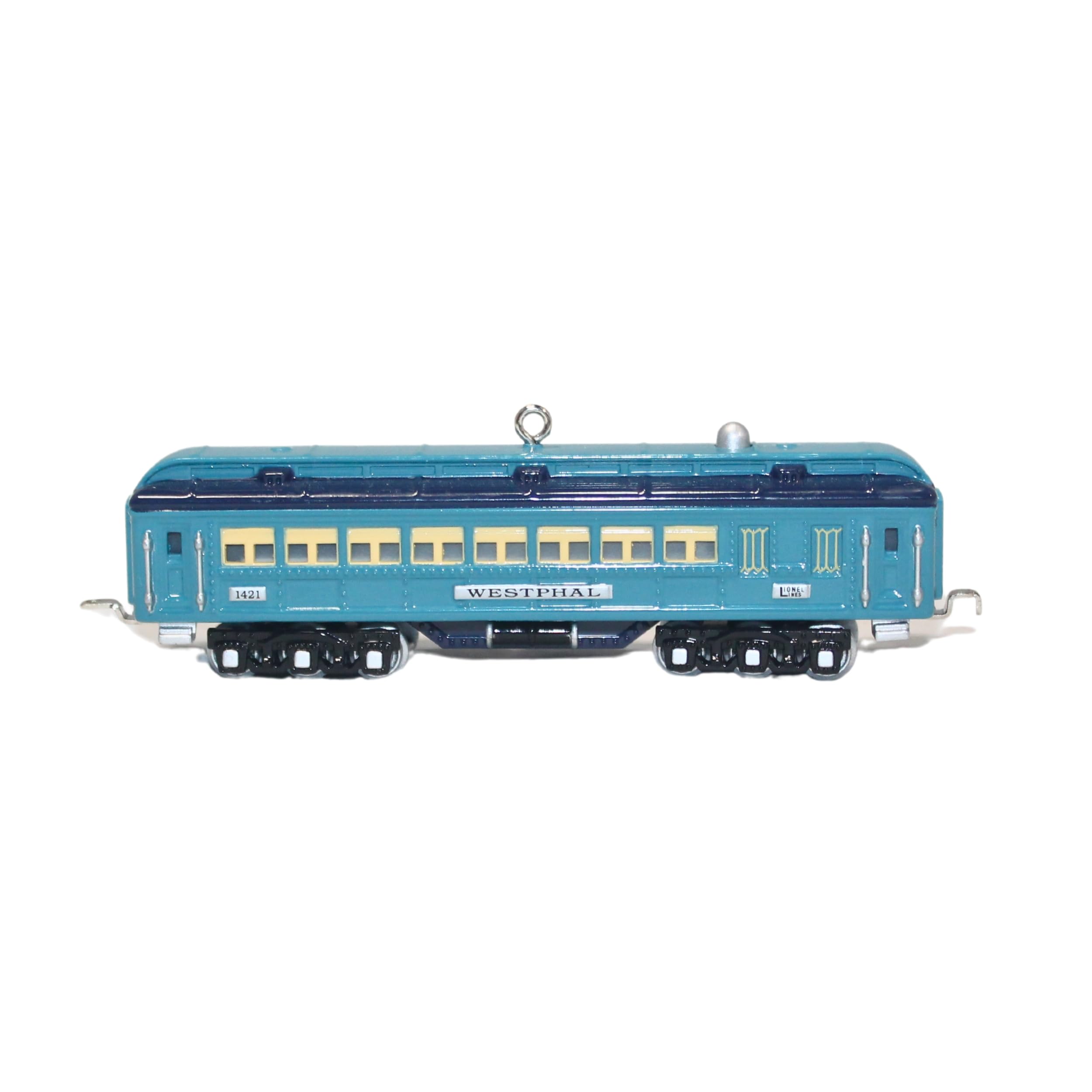 Hallmark MIB 2002 Ornament Lionel Blue Comet Passenger Car