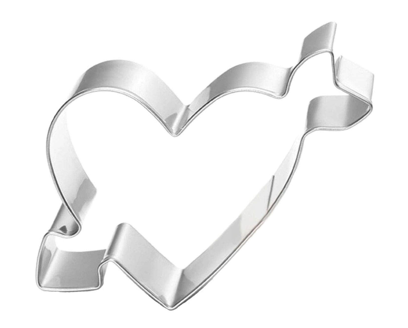 Wjsyshop Heart With Arrow Shaped Cookie Cutter