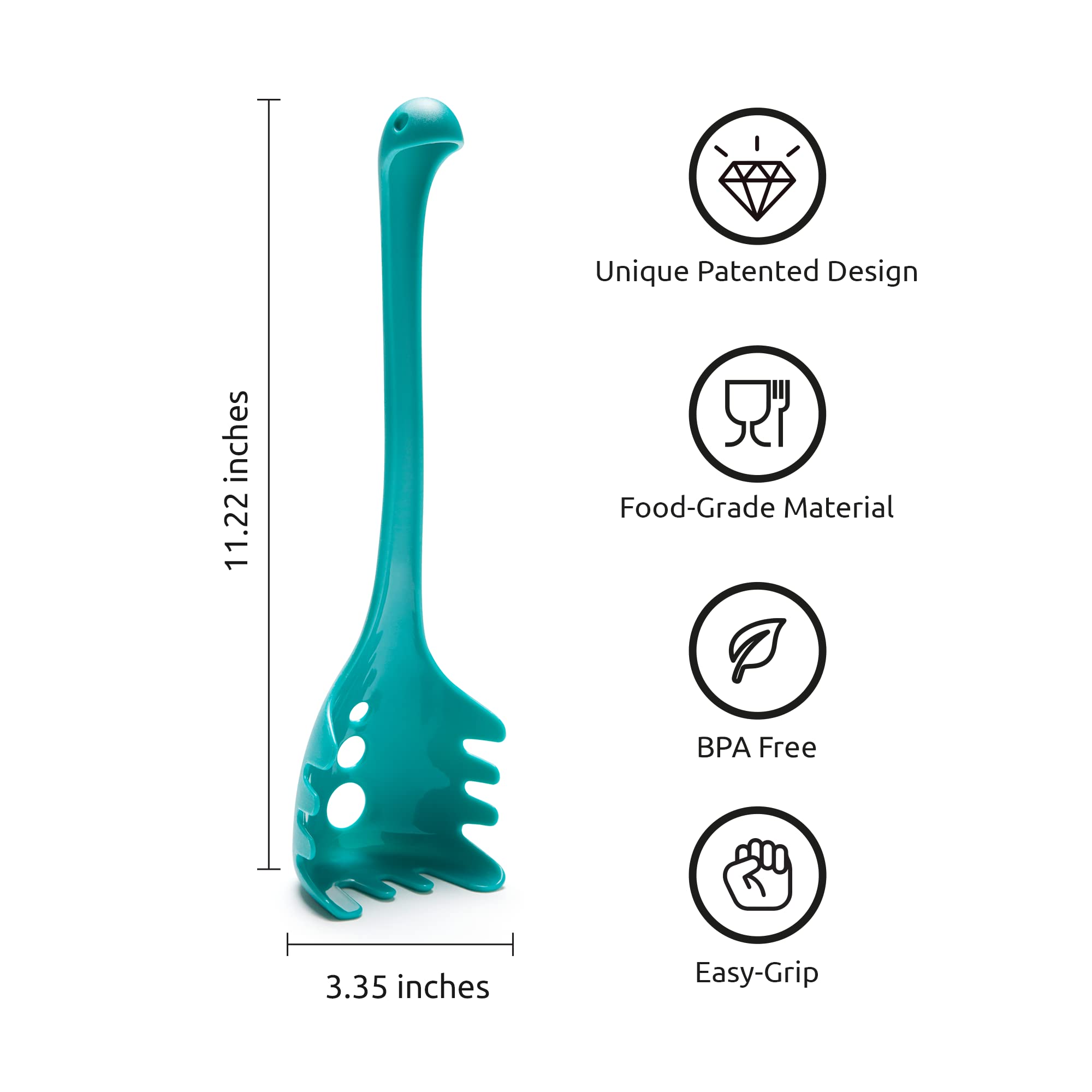 Ototo Pasta Spoon & Spaghetti Spoon - Cooking Gadgets, Cooking Gifts, Cool Kitchen Gadgets, Cool Gifts, Cute Kitchen Accessories